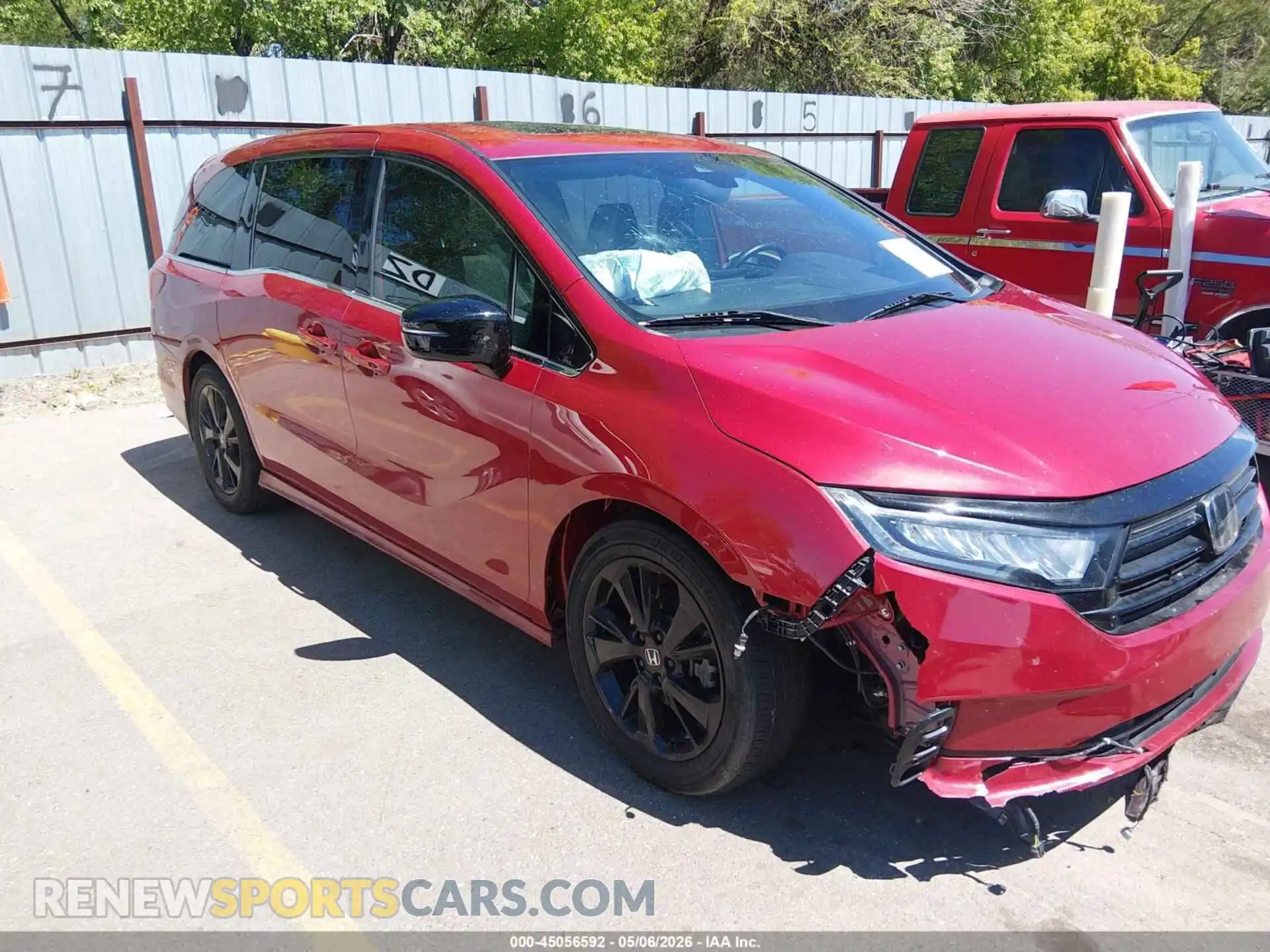 1 Photograph of a damaged car 5FNRL6H70PB014642 HONDA ODYSSEY 2023