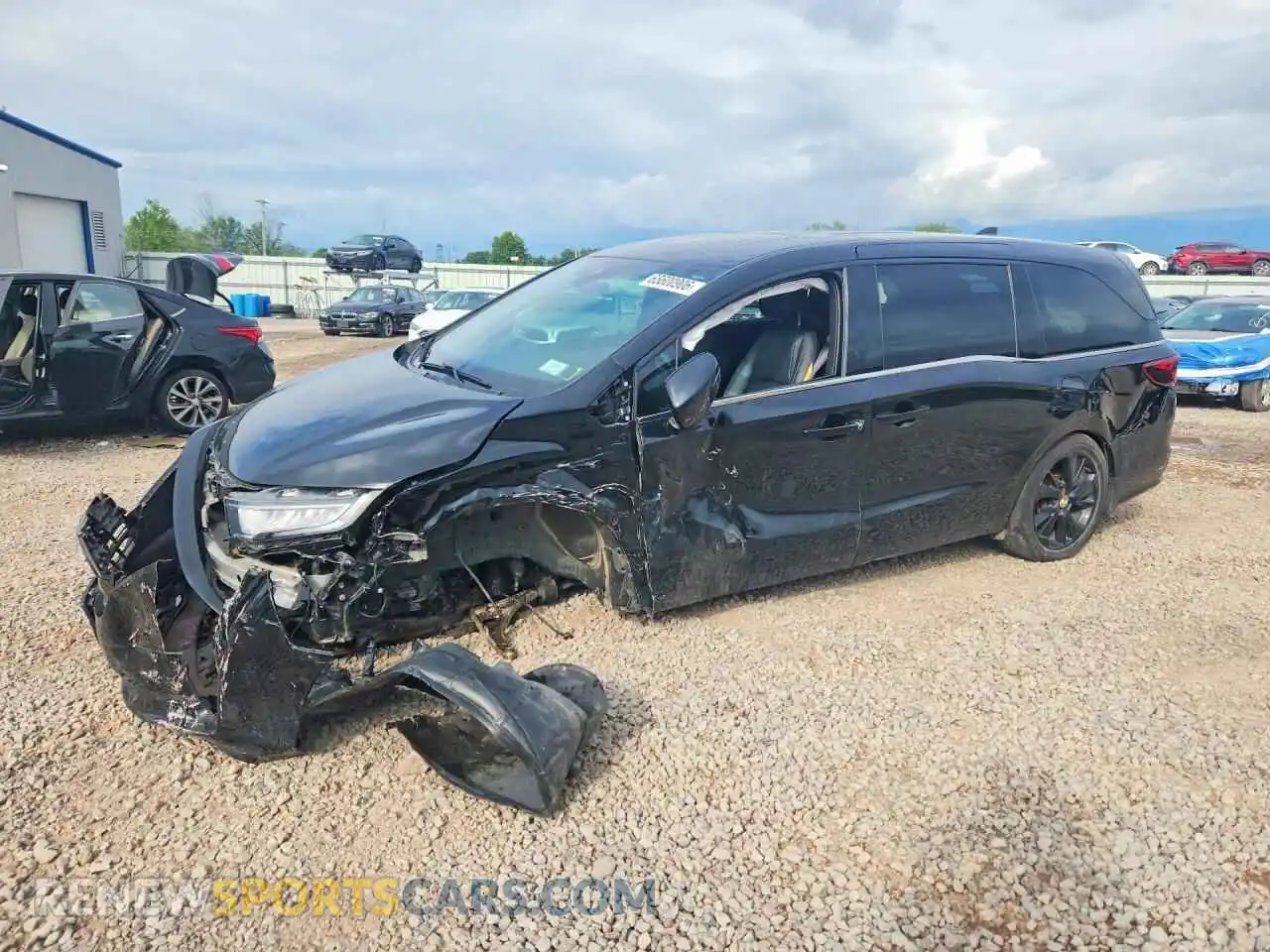 1 Photograph of a damaged car 5FNRL6H70PB025396 HONDA ODYSSEY 2023