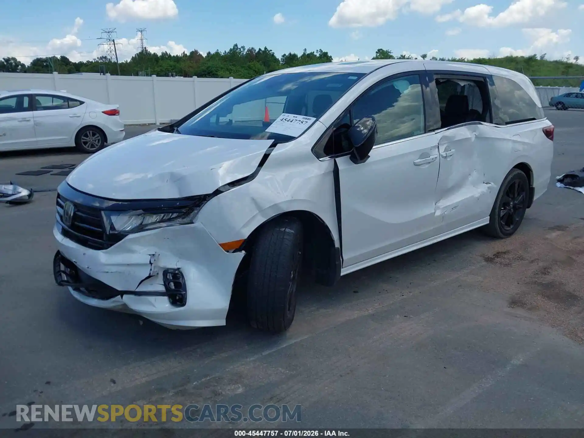 2 Photograph of a damaged car 5FNRL6H70PB073500 HONDA ODYSSEY 2023