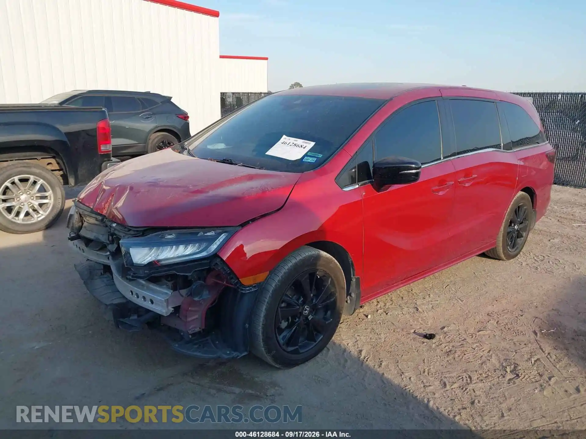 2 Photograph of a damaged car 5FNRL6H71PB077975 HONDA ODYSSEY 2023