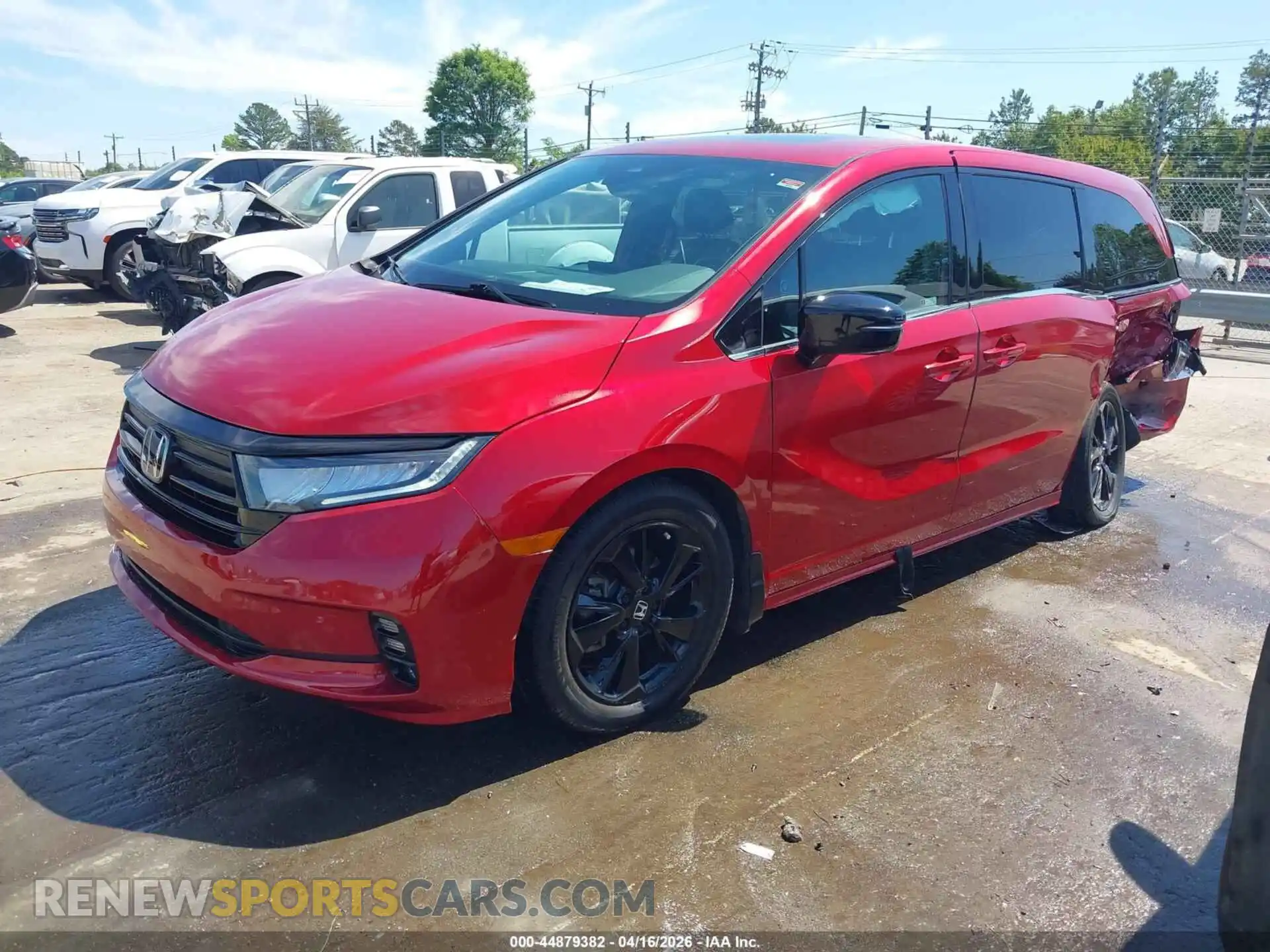 2 Photograph of a damaged car 5FNRL6H72PB010141 HONDA ODYSSEY 2023