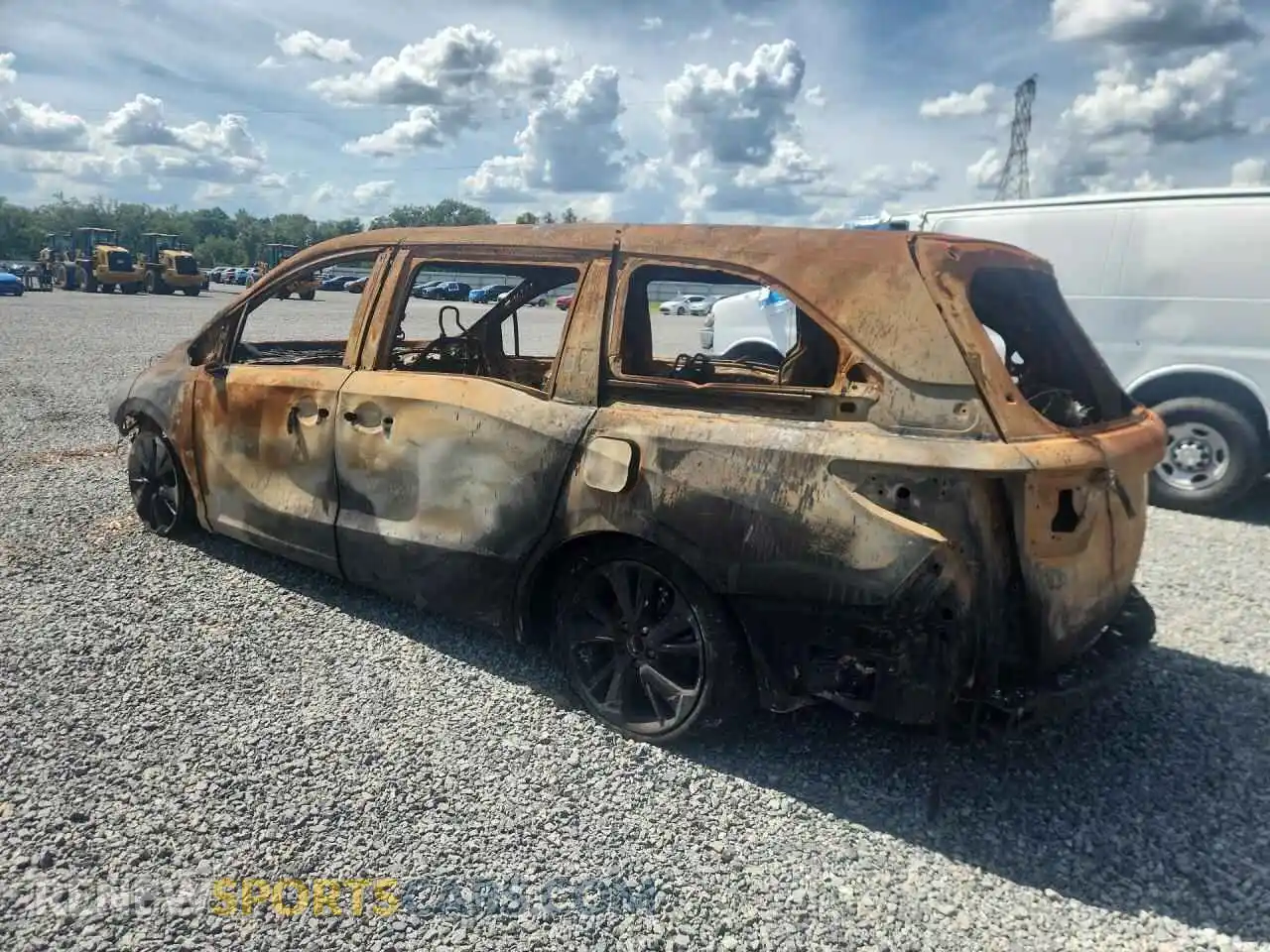 2 Photograph of a damaged car 5FNRL6H72PB011645 HONDA ODYSSEY 2023