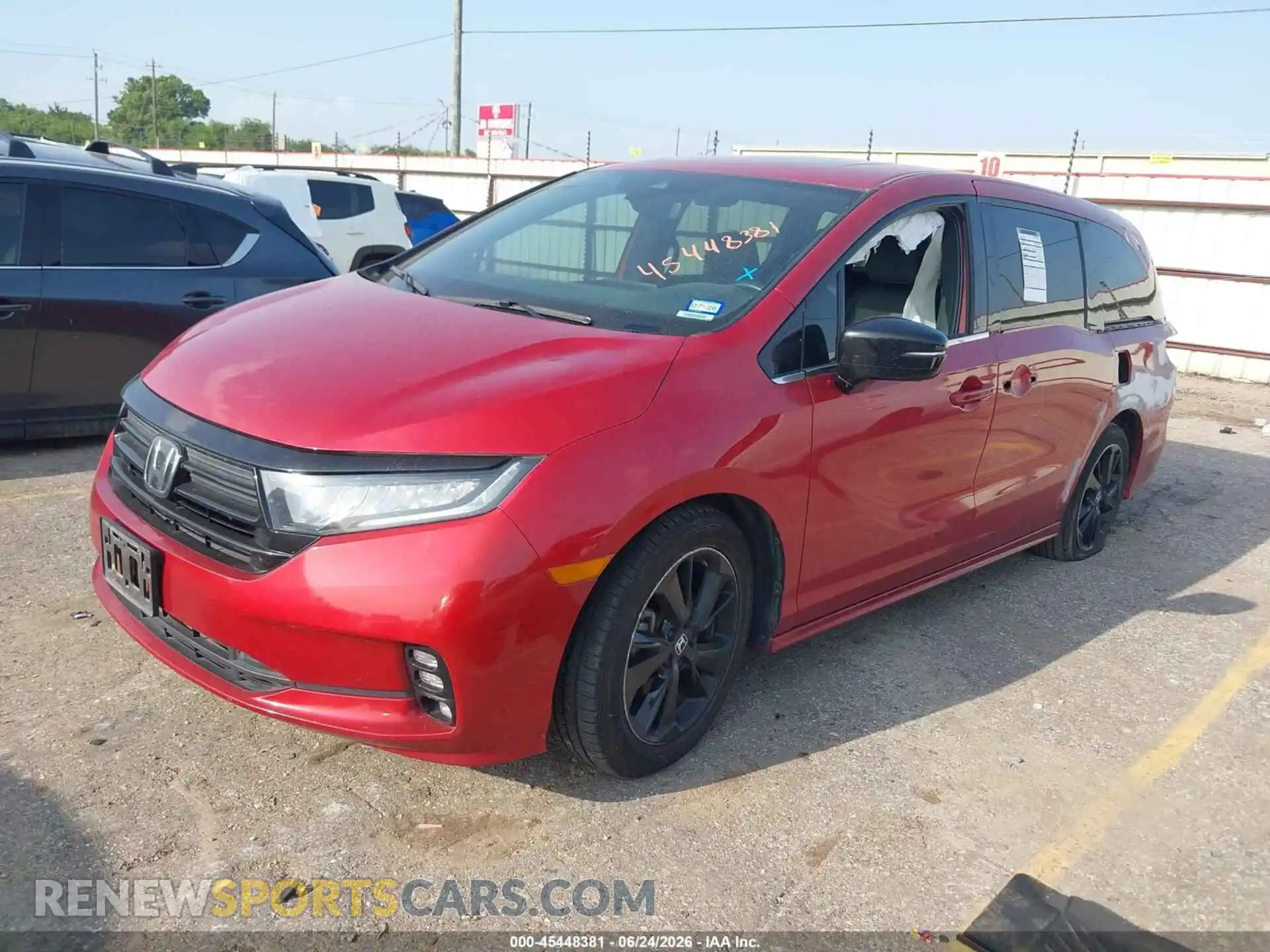 2 Фотография поврежденного автомобиля 5FNRL6H72PB071487 HONDA ODYSSEY 2023