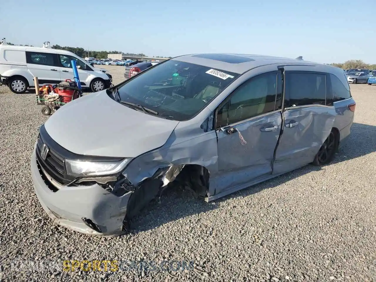 1 Photograph of a damaged car 5FNRL6H73PB031872 HONDA ODYSSEY 2023