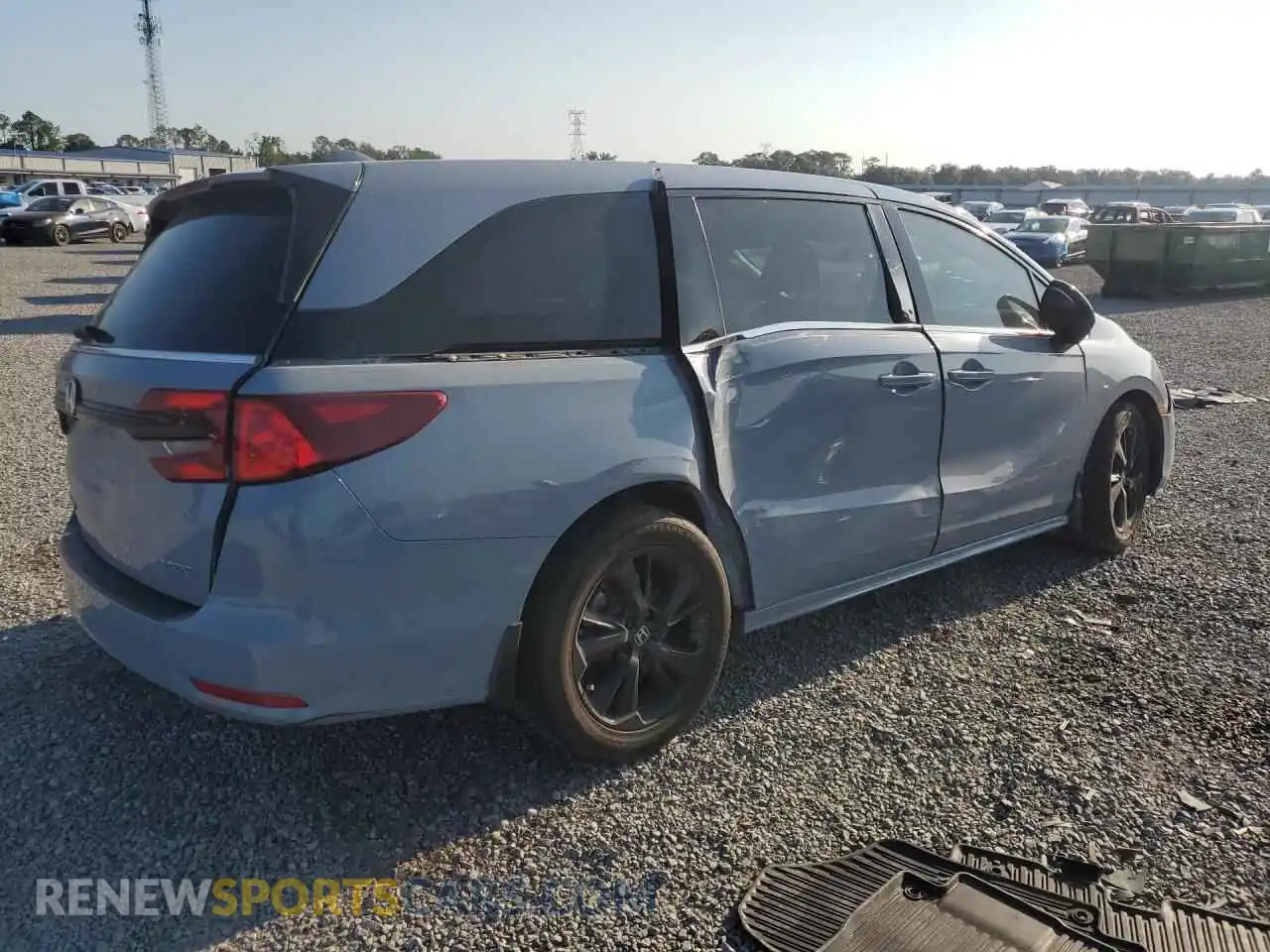3 Photograph of a damaged car 5FNRL6H73PB031872 HONDA ODYSSEY 2023