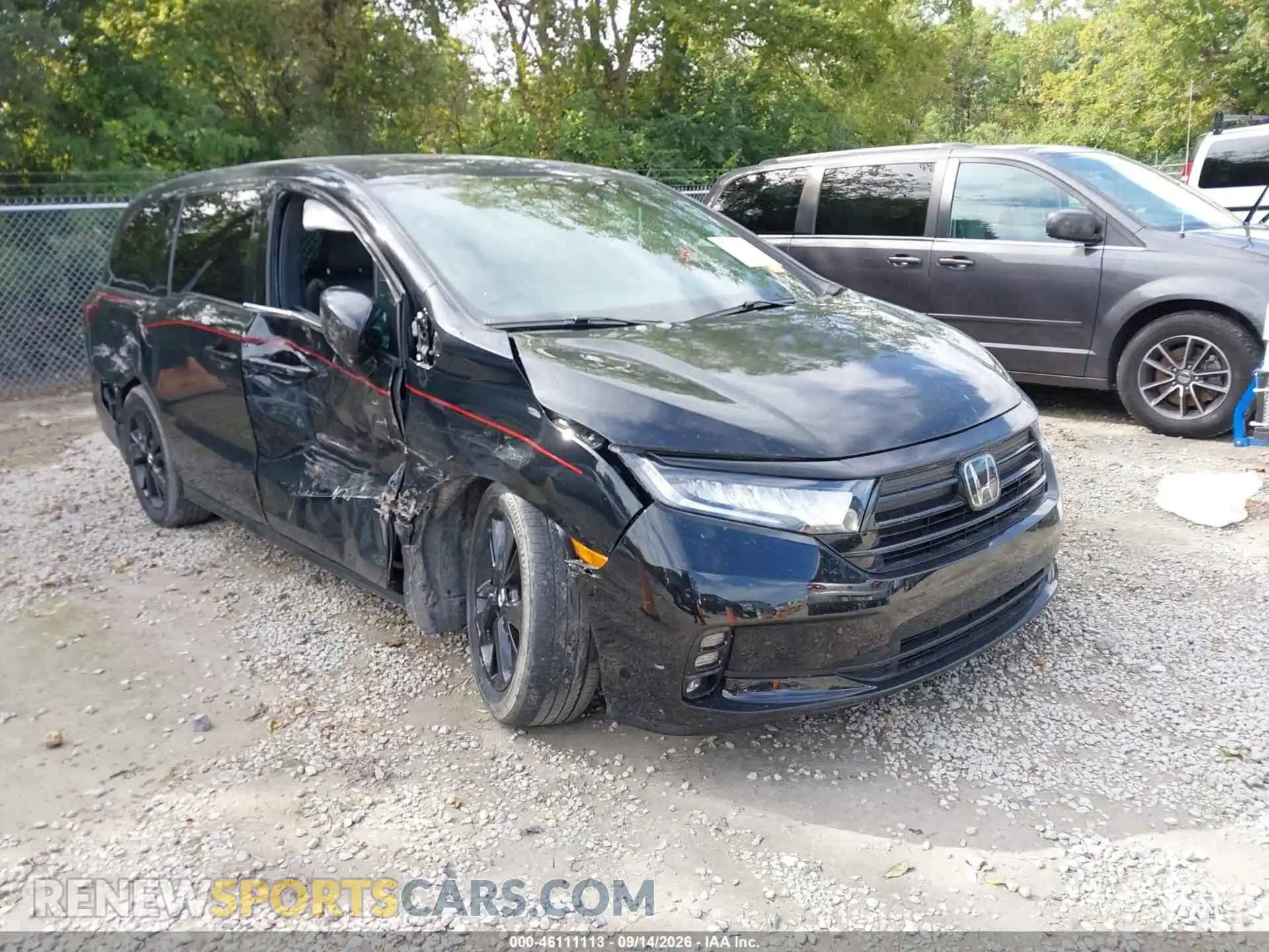 1 Photograph of a damaged car 5FNRL6H73PB067433 HONDA ODYSSEY 2023
