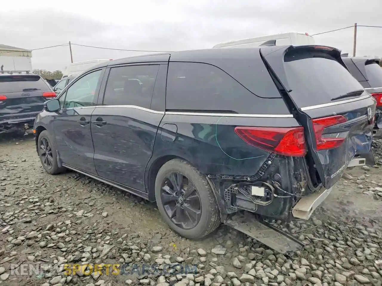 2 Photograph of a damaged car 5FNRL6H74PB042850 HONDA ODYSSEY 2023