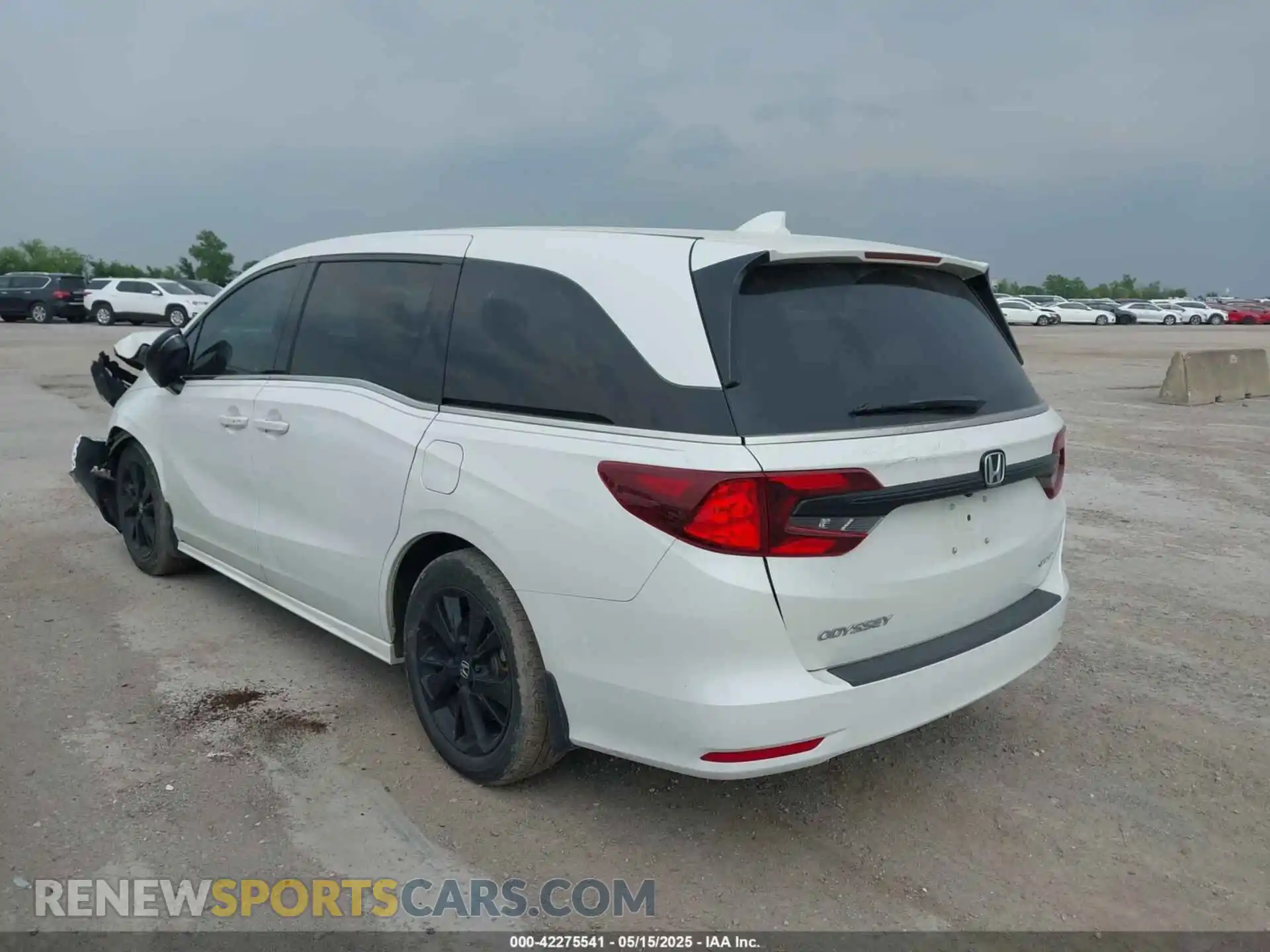 3 fotografías del automóvil dañado 5FNRL6H74PB045229 HONDA ODYSSEY 2023