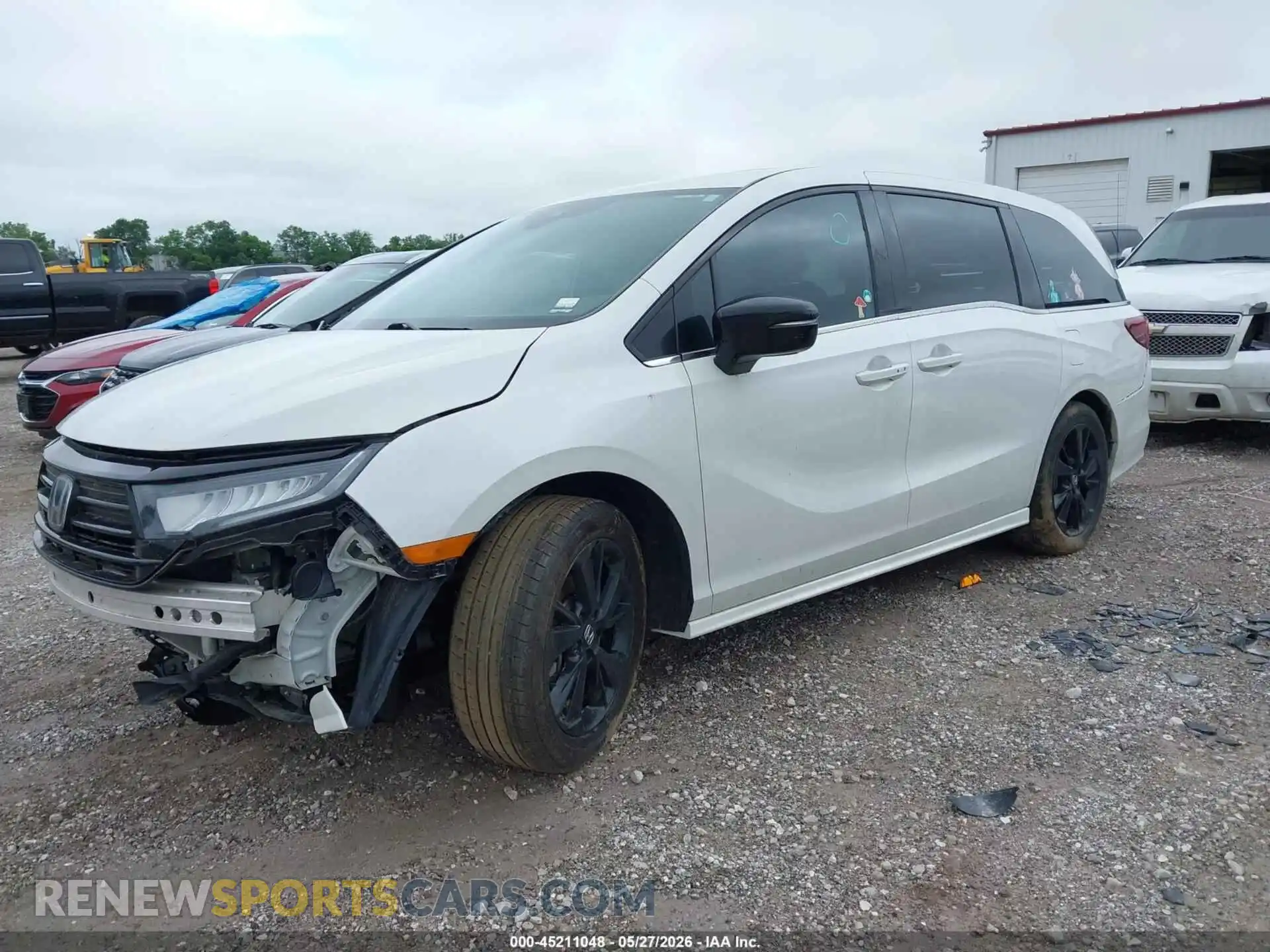2 Photograph of a damaged car 5FNRL6H74PB047210 HONDA ODYSSEY 2023