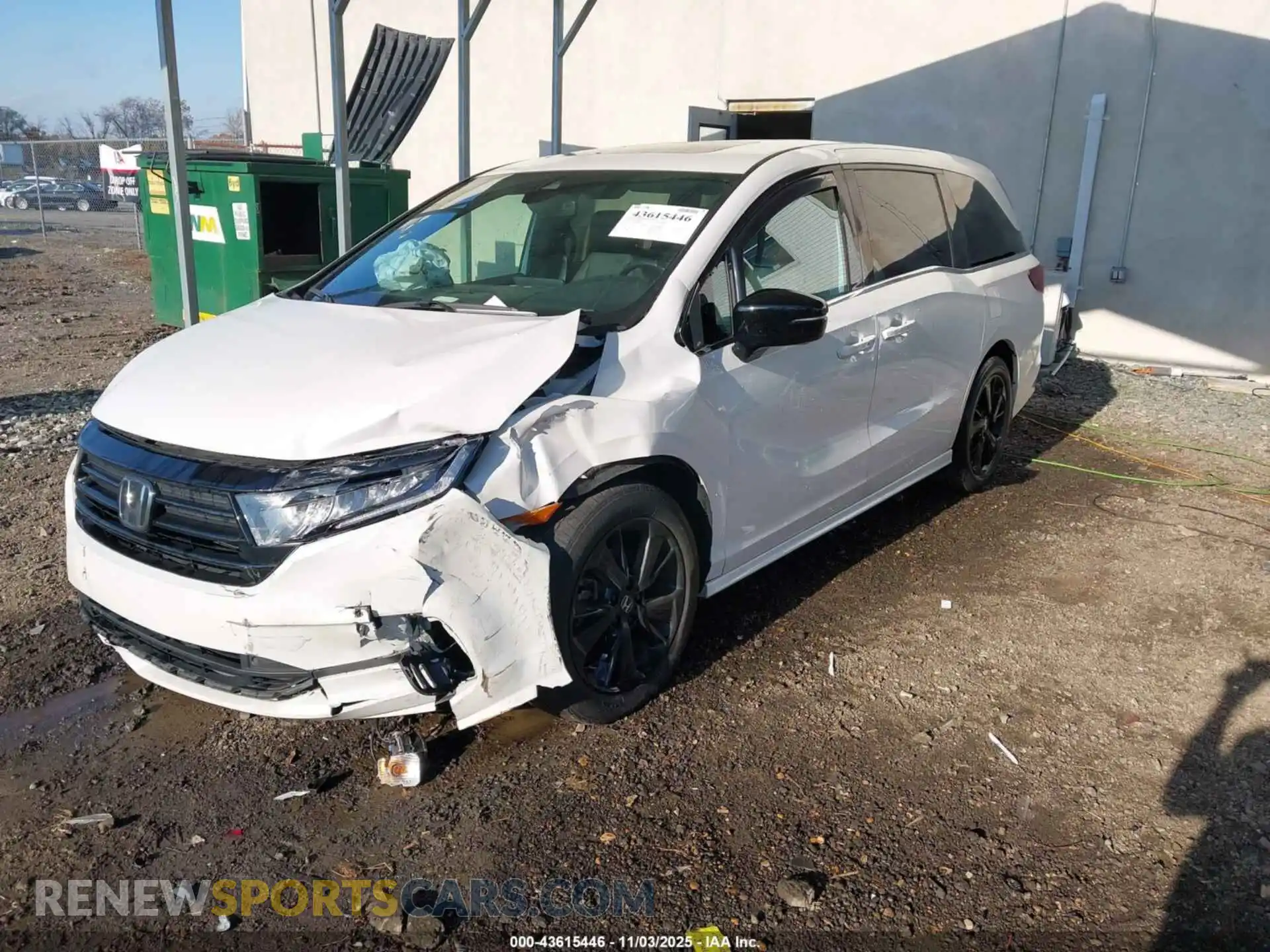 2 Photograph of a damaged car 5FNRL6H74PB070017 HONDA ODYSSEY 2023