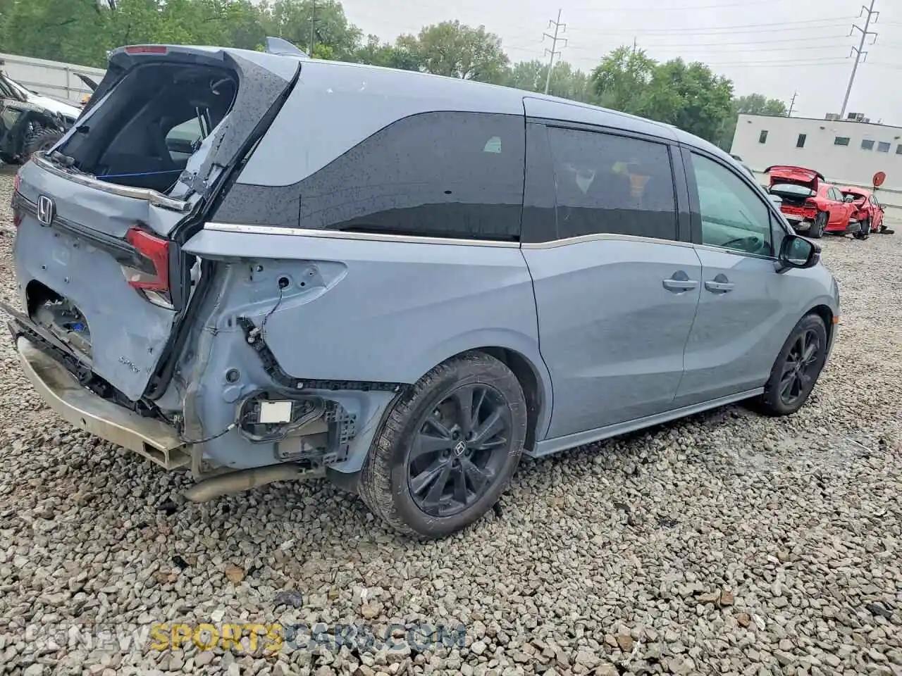 3 Фотография поврежденного автомобиля 5FNRL6H74PB070423 HONDA ODYSSEY 2023