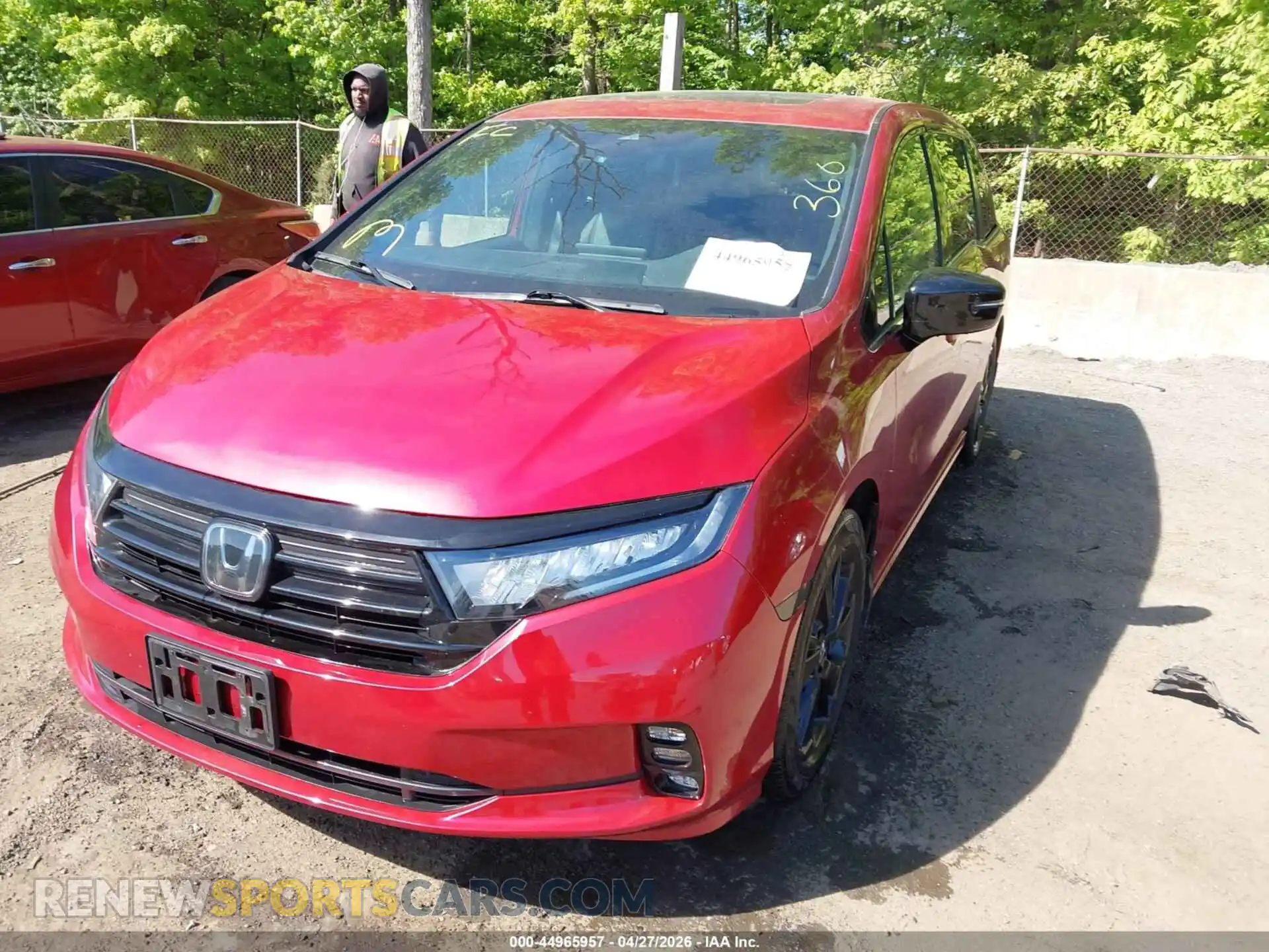 2 Photograph of a damaged car 5FNRL6H75PB007914 HONDA ODYSSEY 2023