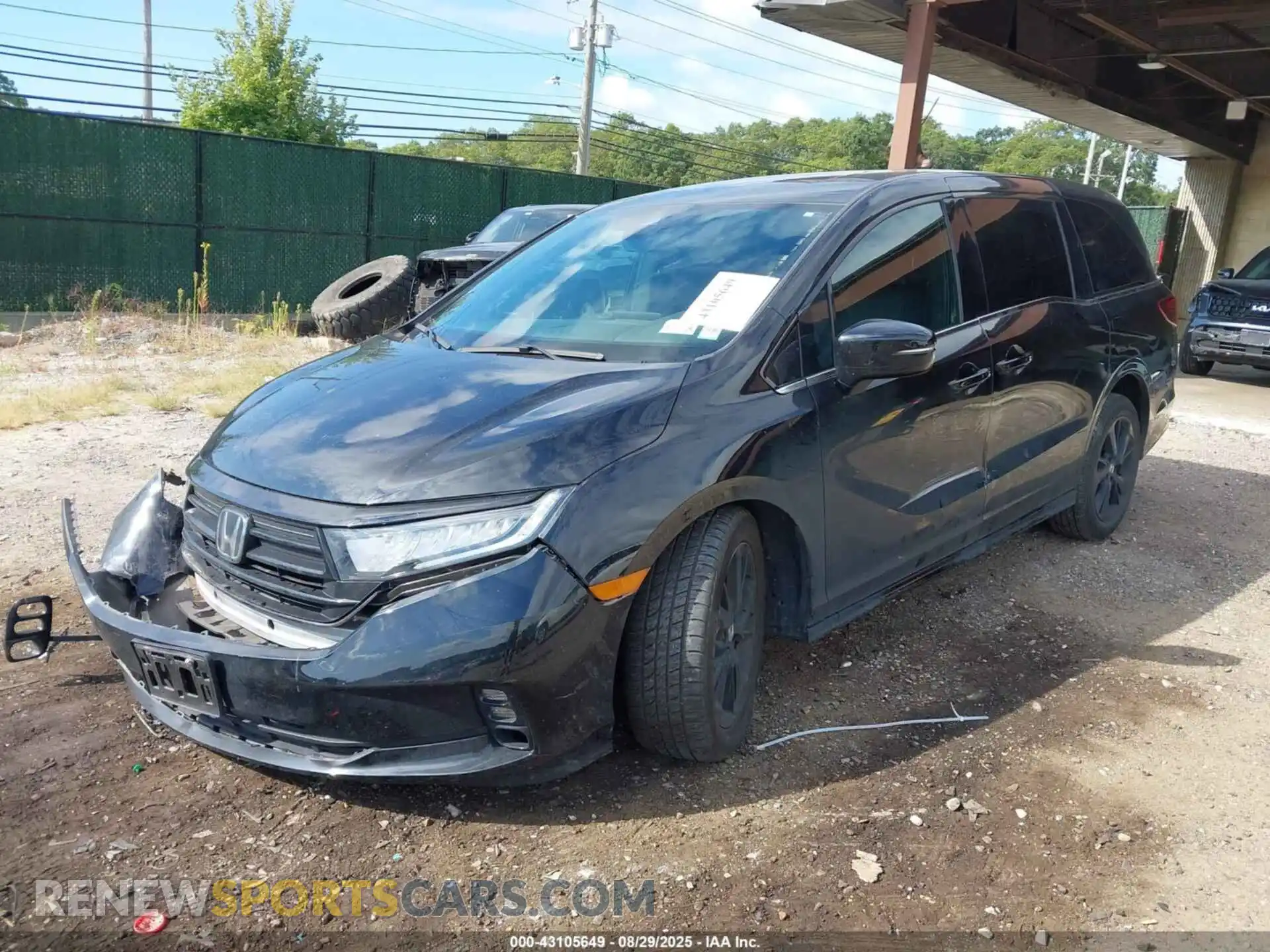 2 Фотография поврежденного автомобиля 5FNRL6H75PB022445 HONDA ODYSSEY 2023