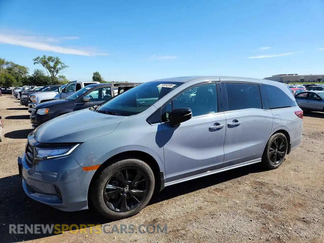 1 Photograph of a damaged car 5FNRL6H75PB065814 HONDA ODYSSEY 2023