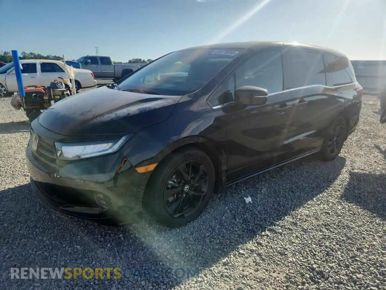 1 fotografías del automóvil dañado 5FNRL6H76PB030229 HONDA ODYSSEY 2023