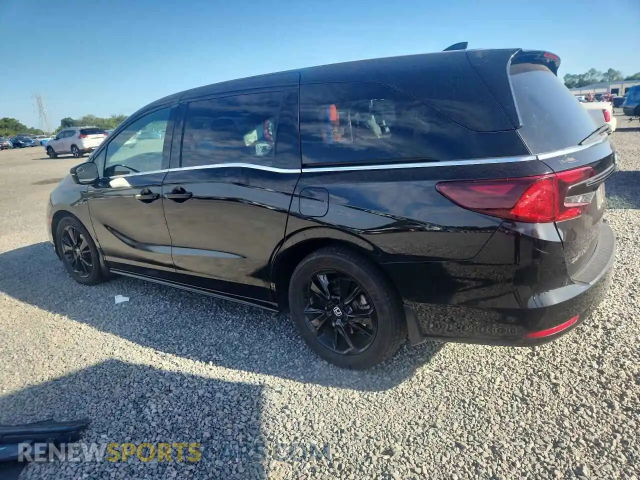 2 fotografías del automóvil dañado 5FNRL6H76PB030229 HONDA ODYSSEY 2023