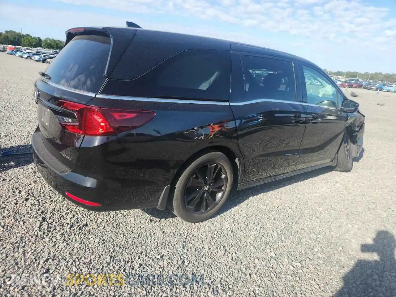3 fotografías del automóvil dañado 5FNRL6H76PB030229 HONDA ODYSSEY 2023