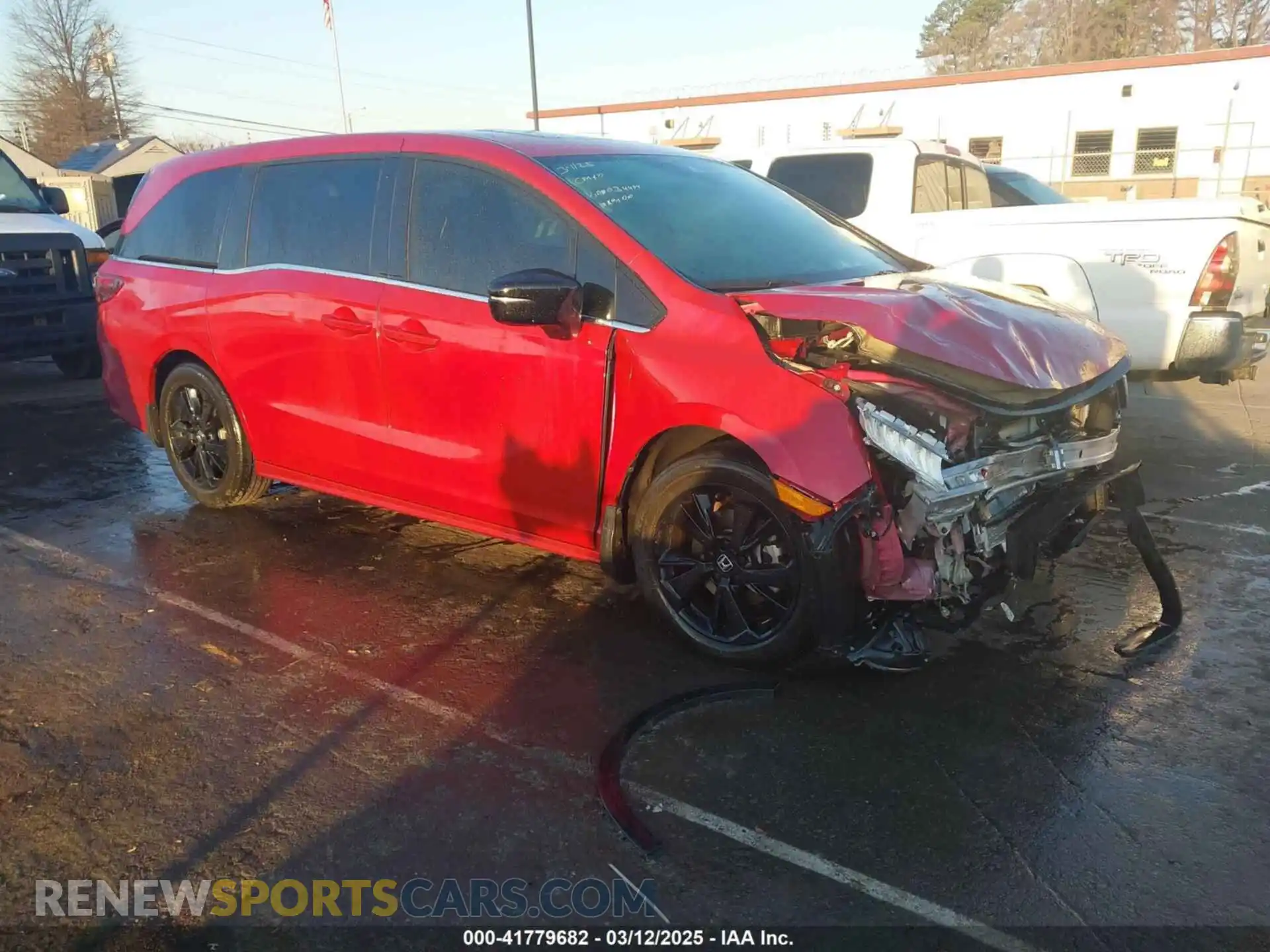 1 Photograph of a damaged car 5FNRL6H77PB034404 HONDA ODYSSEY 2023