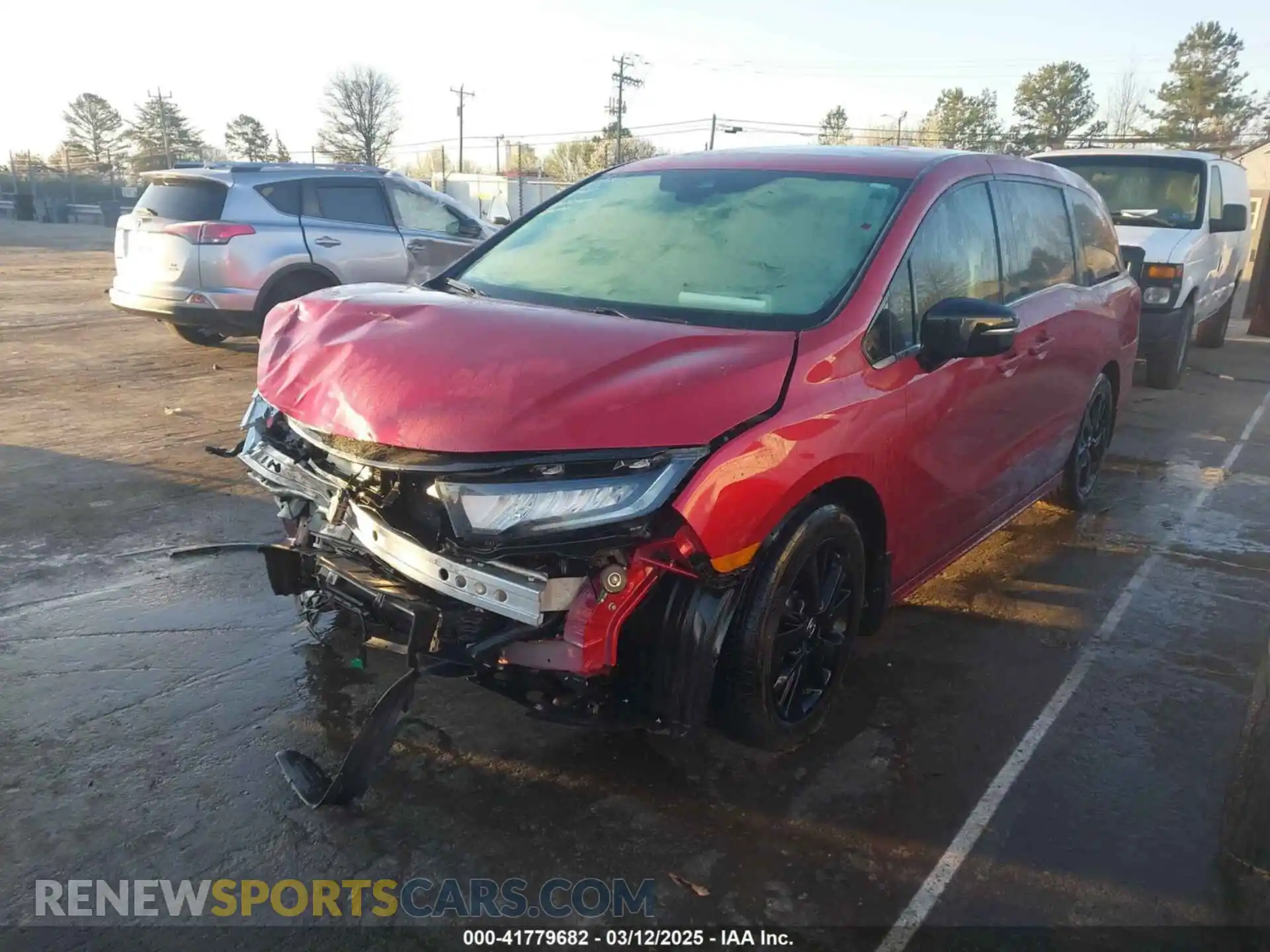 2 Photograph of a damaged car 5FNRL6H77PB034404 HONDA ODYSSEY 2023