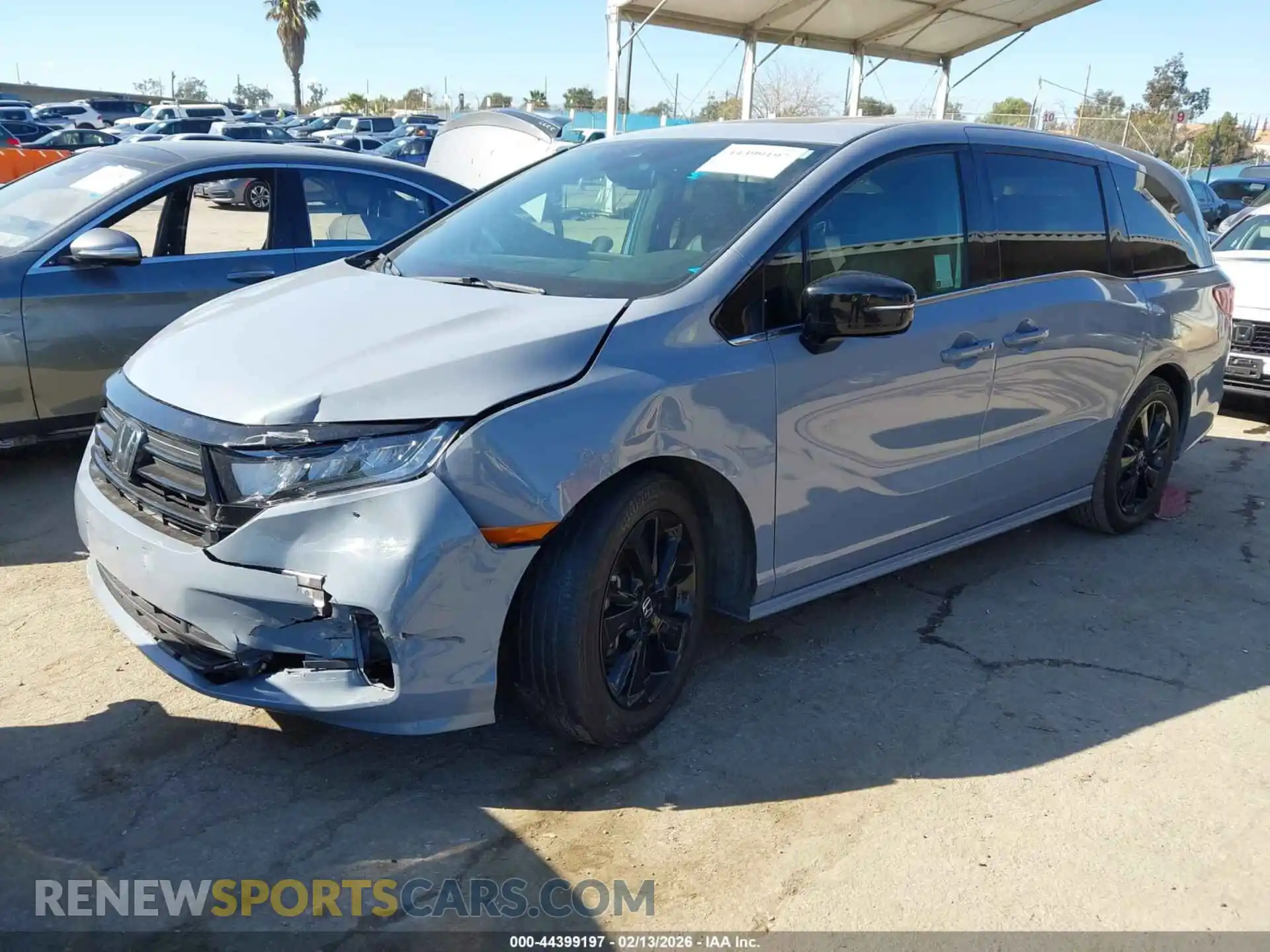 2 Photograph of a damaged car 5FNRL6H77PB071985 HONDA ODYSSEY 2023