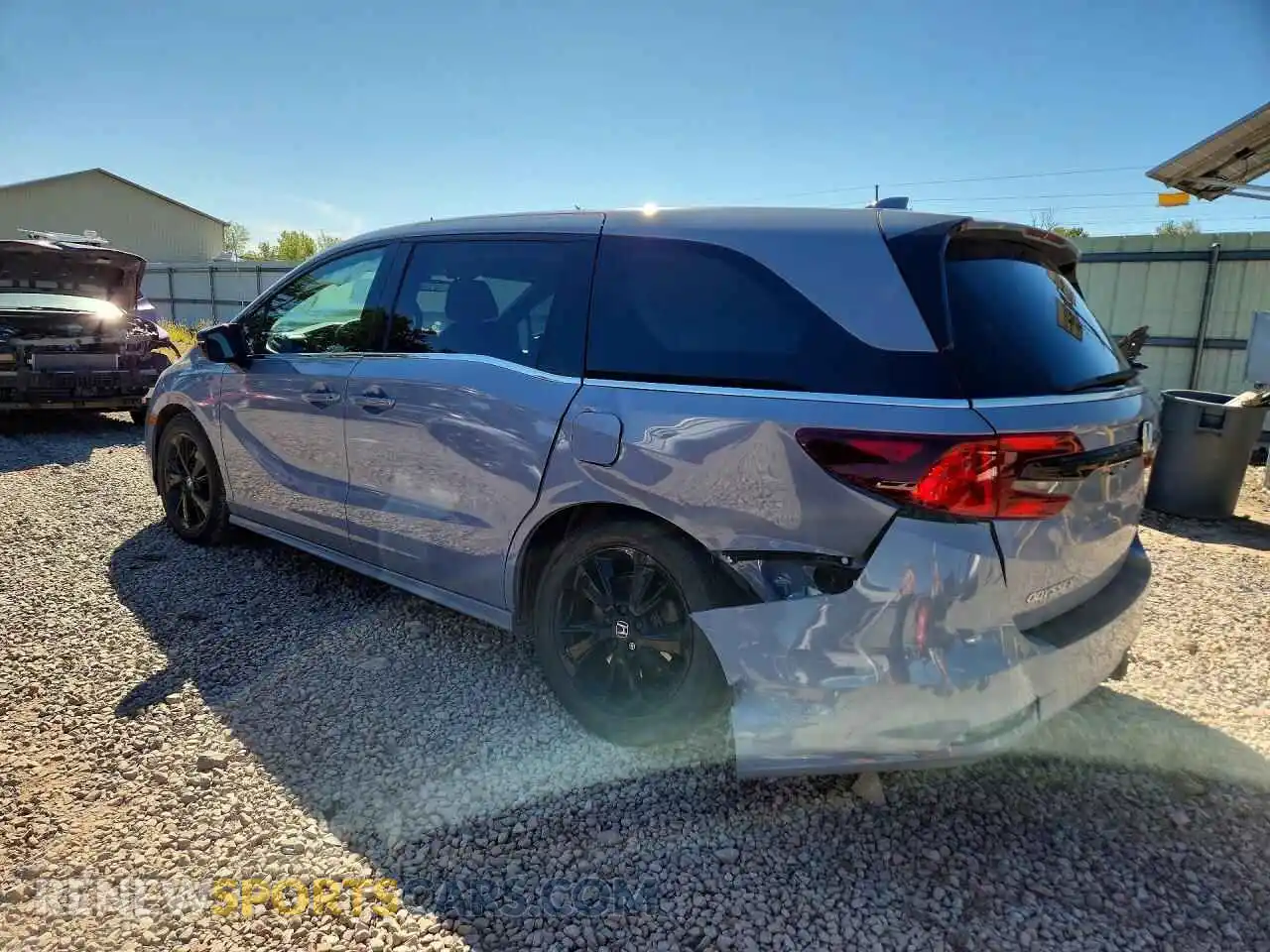 2 fotografías del automóvil dañado 5FNRL6H79PB011321 HONDA ODYSSEY 2023