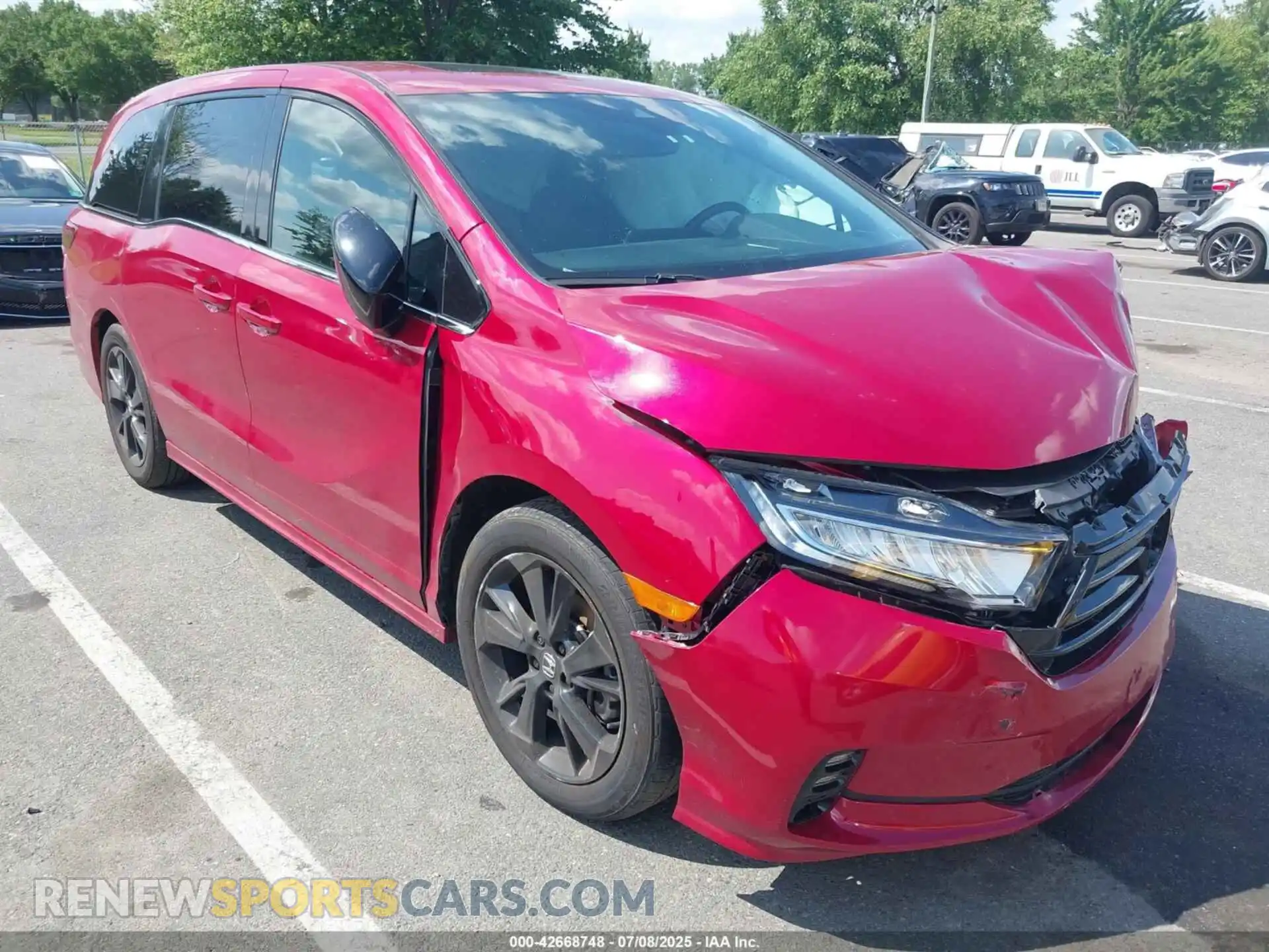 1 Photograph of a damaged car 5FNRL6H7XPB038432 HONDA ODYSSEY 2023