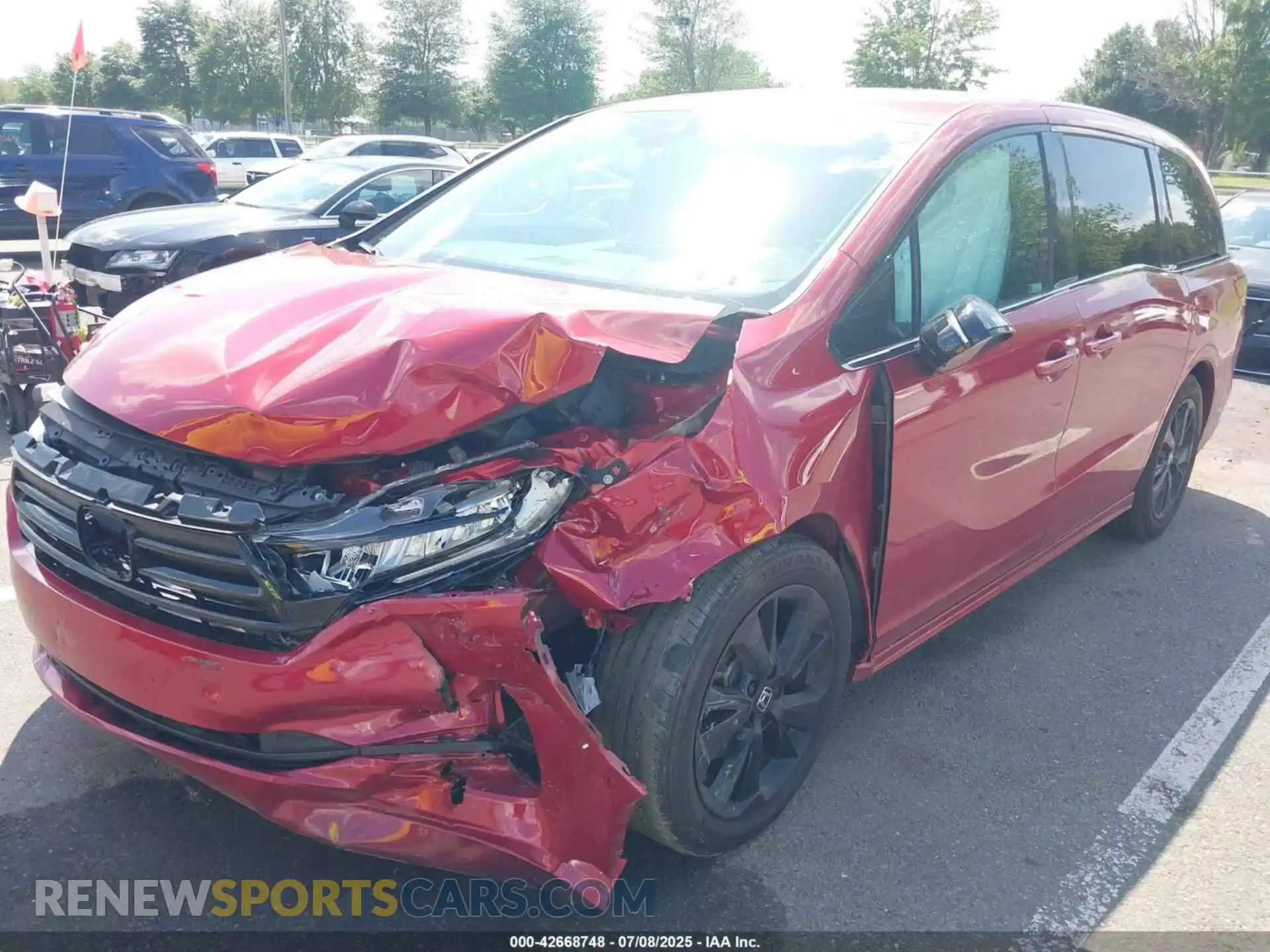 2 Photograph of a damaged car 5FNRL6H7XPB038432 HONDA ODYSSEY 2023
