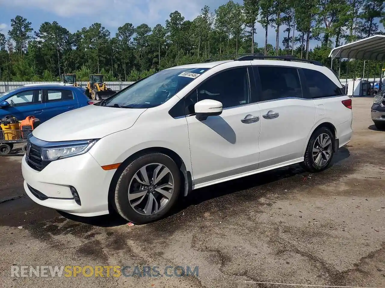 1 Photograph of a damaged car 5FNRL6H80PB022202 HONDA ODYSSEY 2023