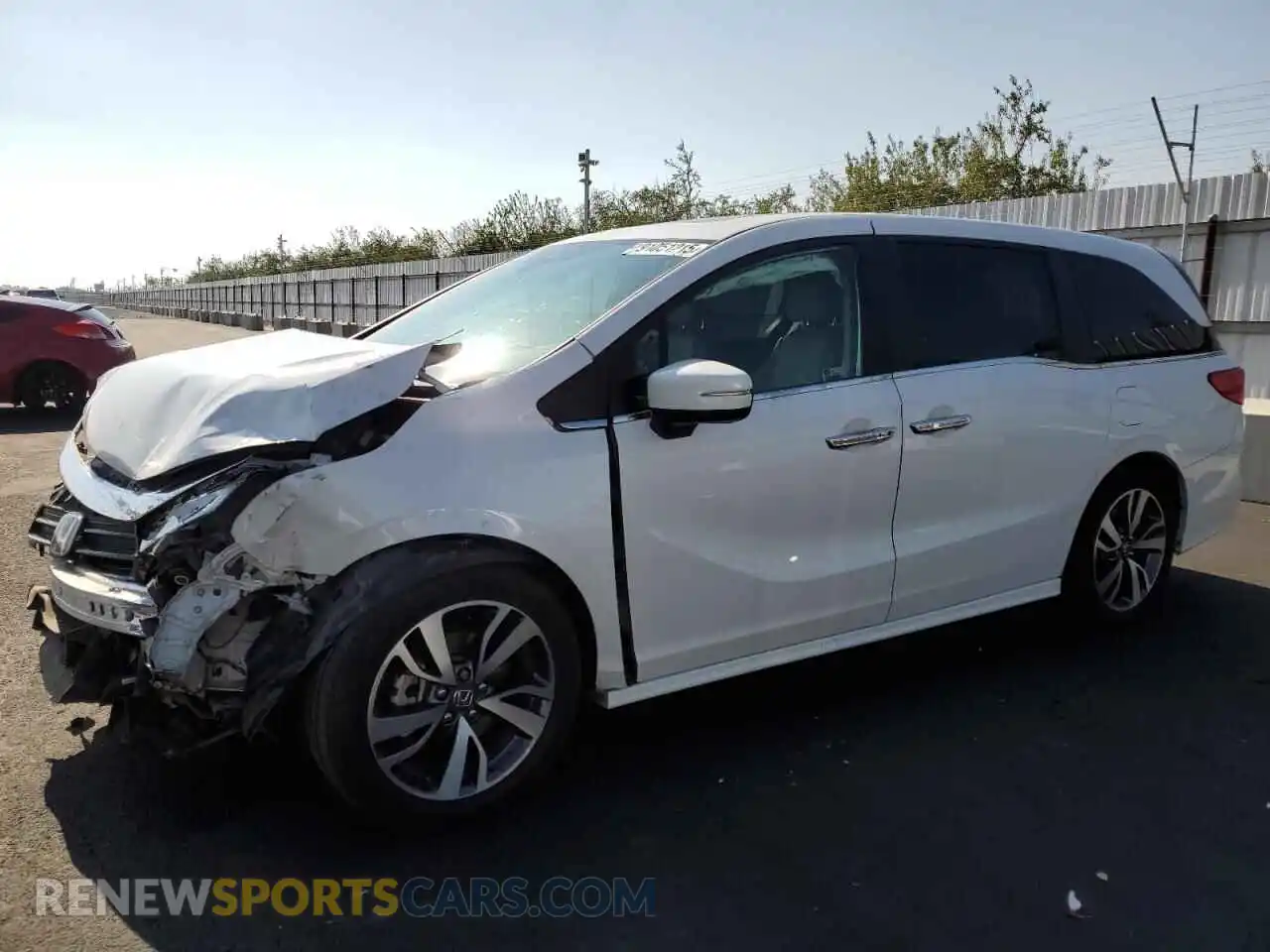 1 fotografías del automóvil dañado 5FNRL6H80PB028193 HONDA ODYSSEY 2023