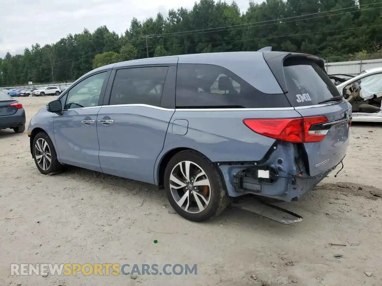2 Photograph of a damaged car 5FNRL6H80PB047665 HONDA ODYSSEY 2023