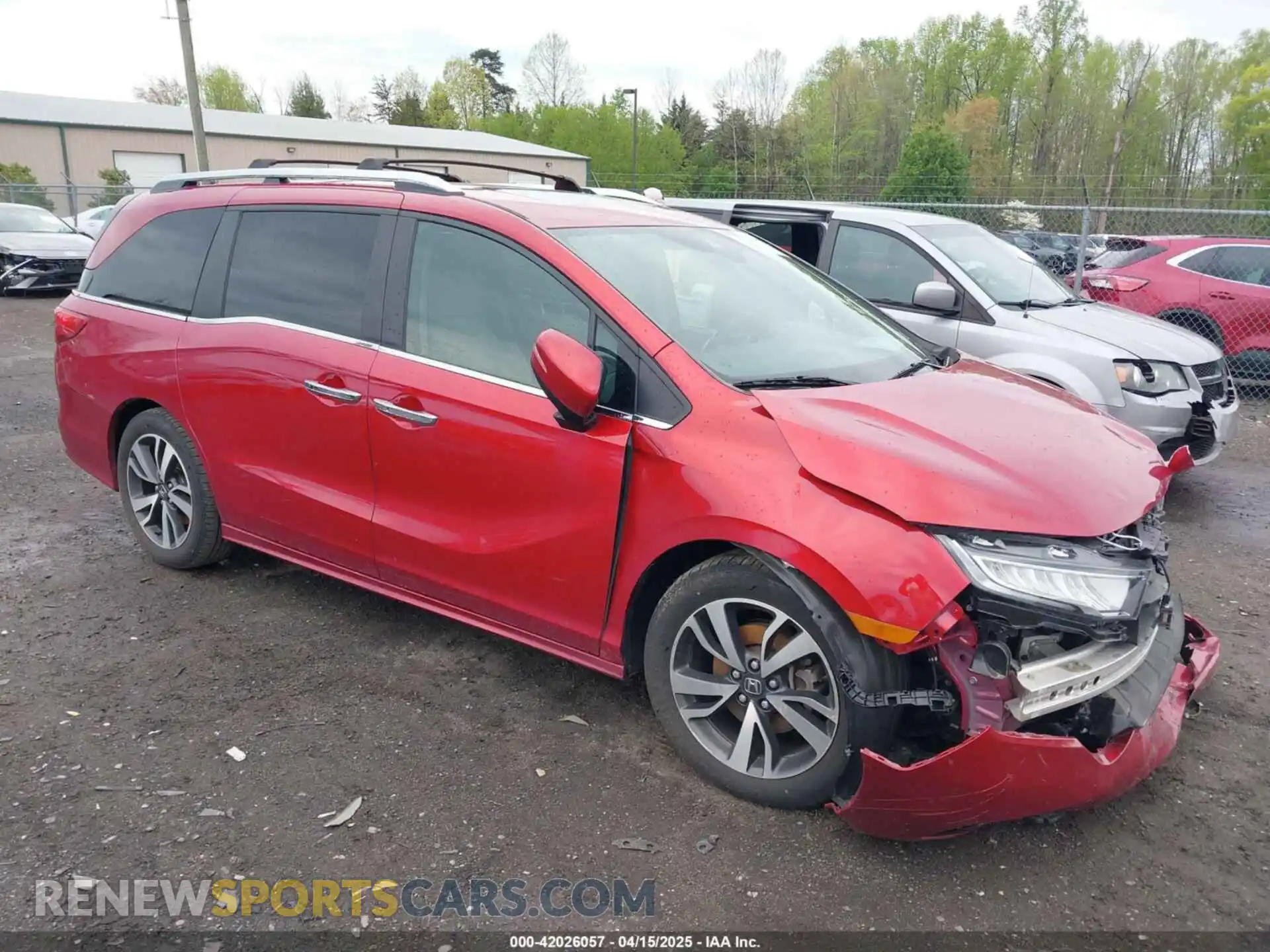 1 Photograph of a damaged car 5FNRL6H80PB048041 HONDA ODYSSEY 2023