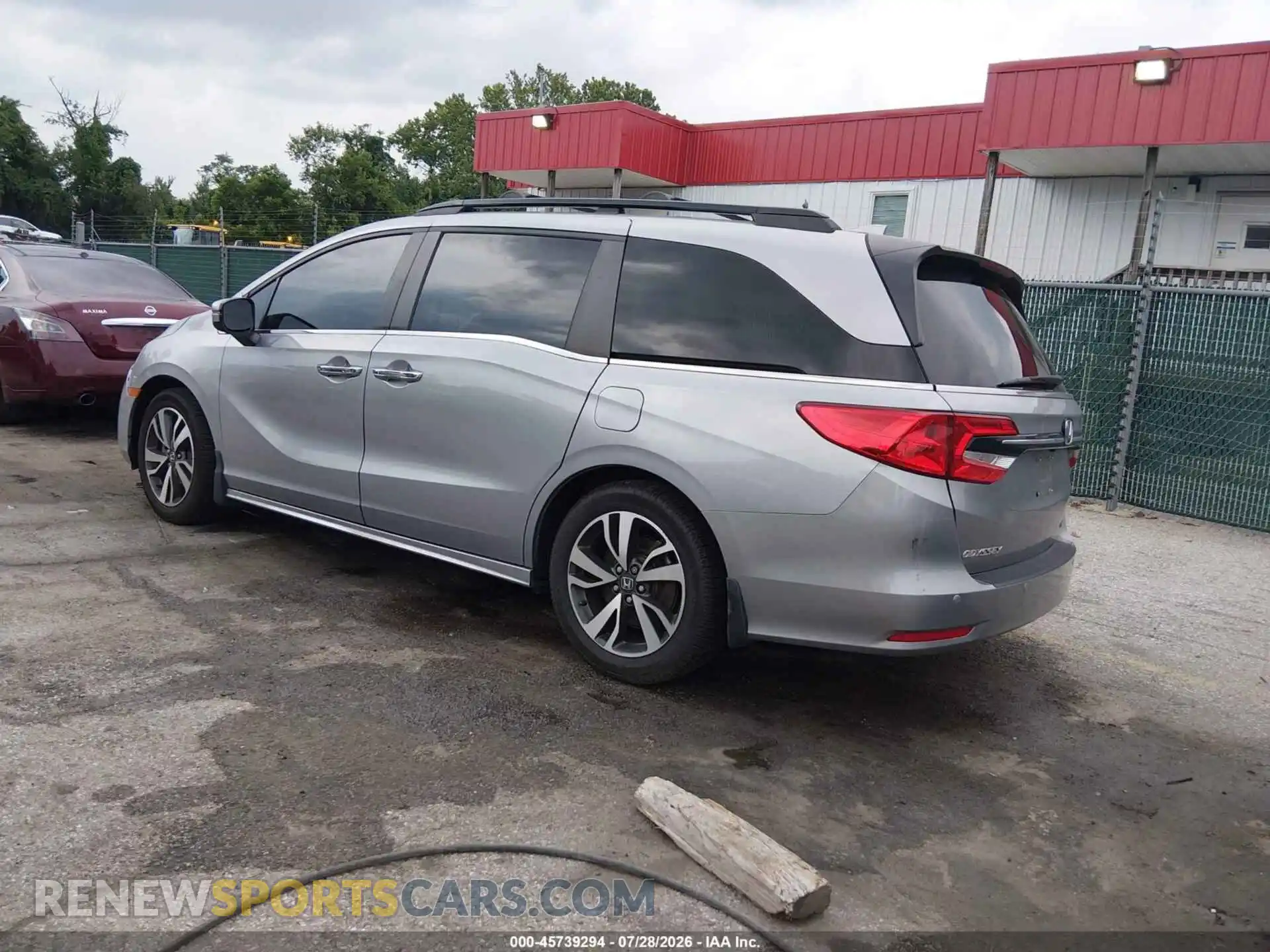 3 fotografías del automóvil dañado 5FNRL6H81PB020698 HONDA ODYSSEY 2023
