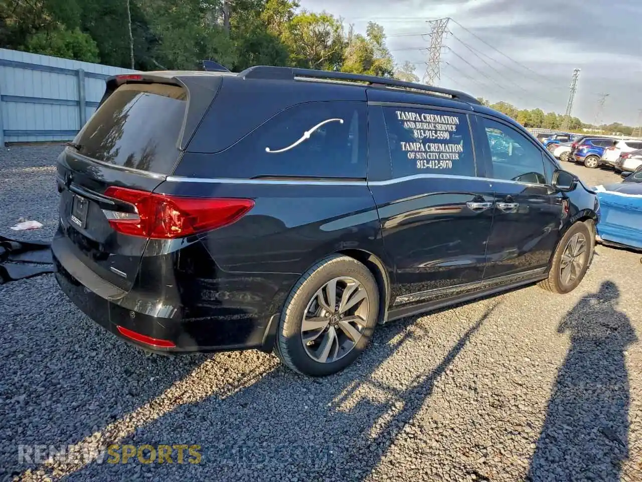 3 Фотография поврежденного автомобиля 5FNRL6H81PB047609 HONDA ODYSSEY 2023