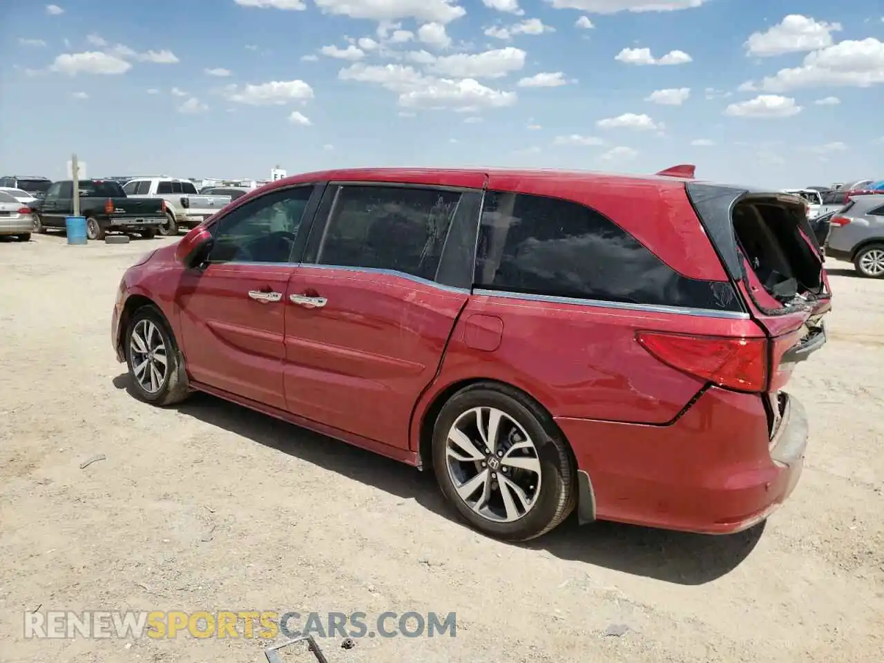 2 Photograph of a damaged car 5FNRL6H81PB062756 HONDA ODYSSEY 2023