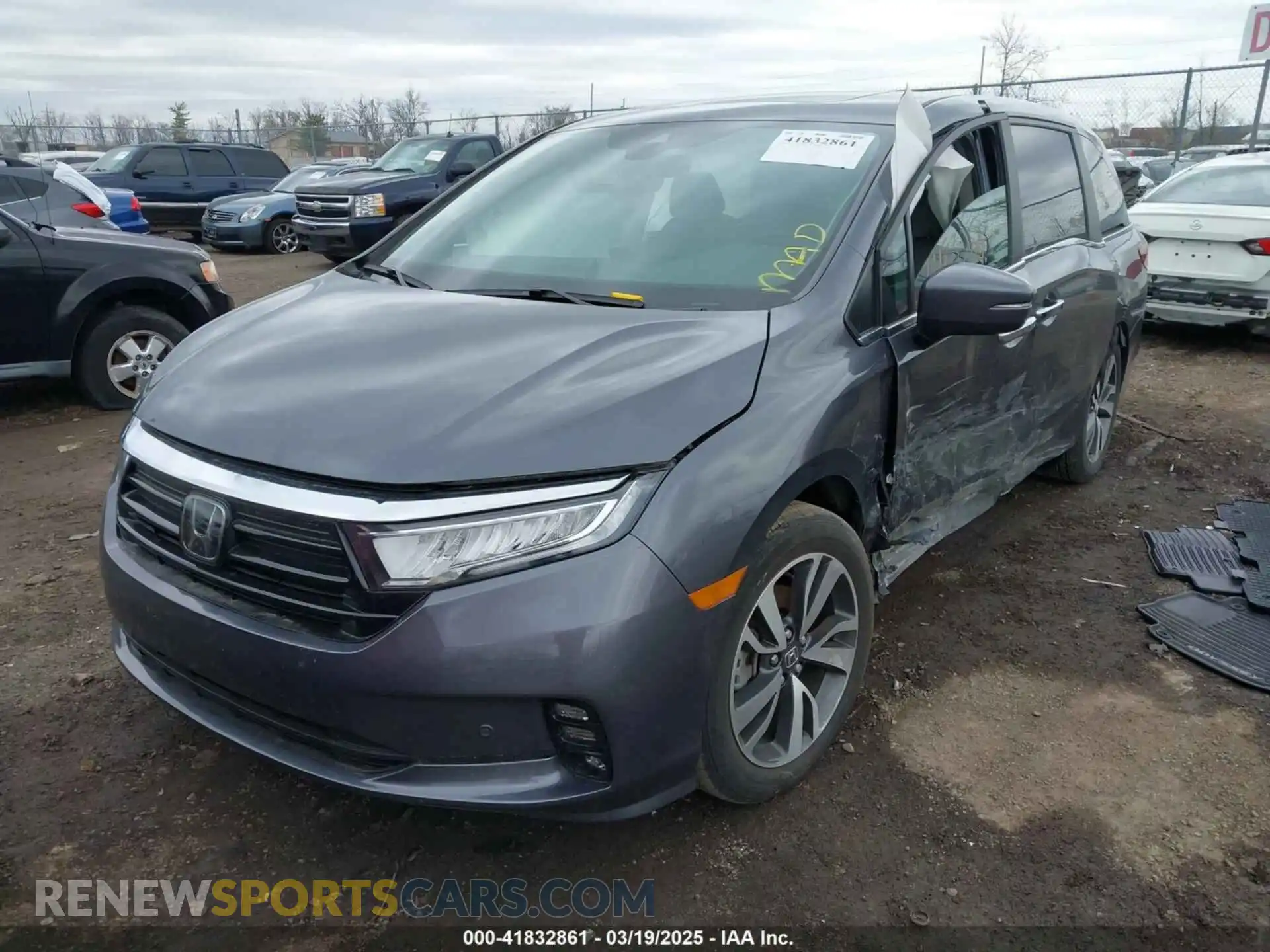 2 Photograph of a damaged car 5FNRL6H81PB067746 HONDA ODYSSEY 2023