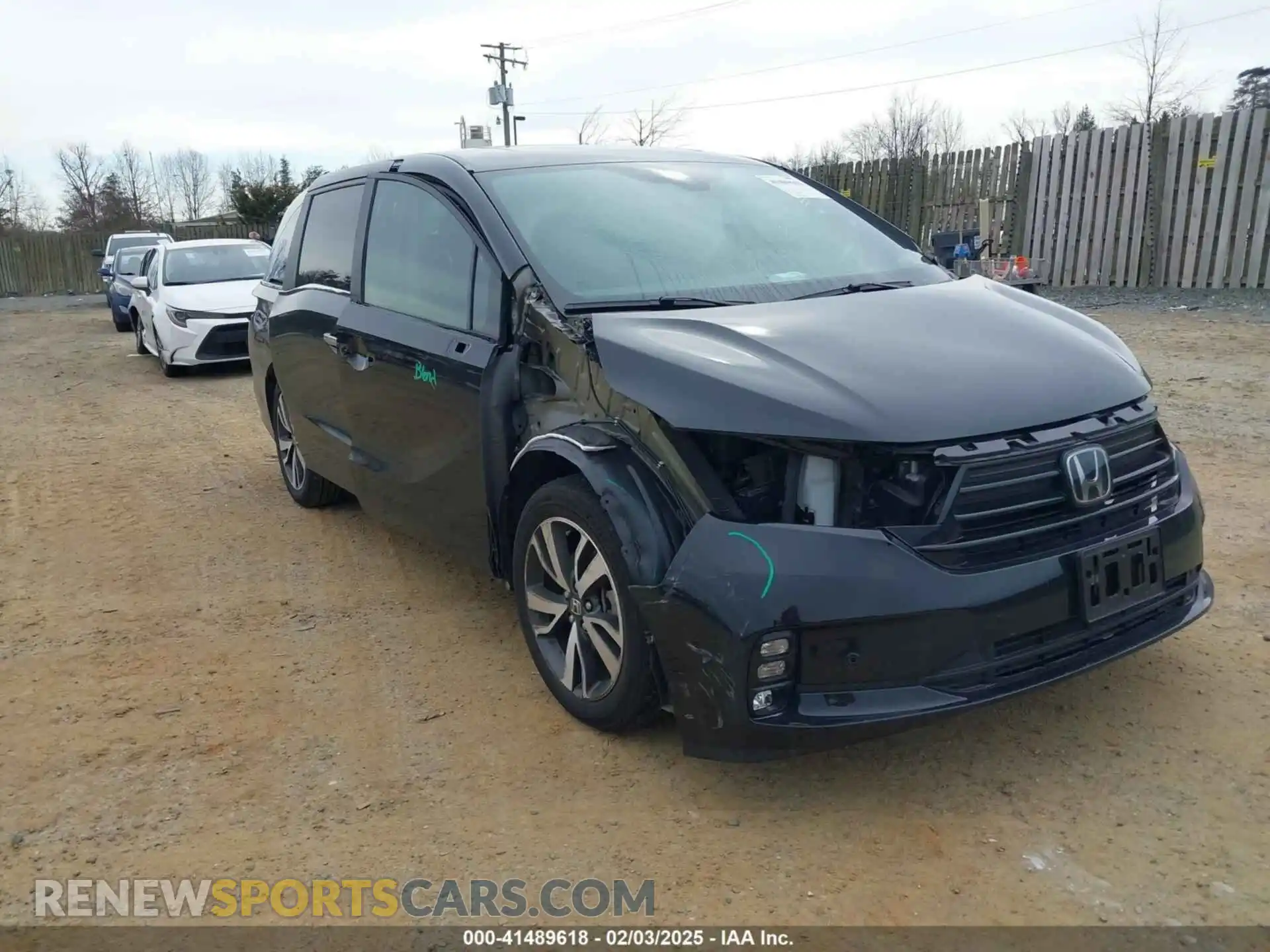 1 Photograph of a damaged car 5FNRL6H81PB068721 HONDA ODYSSEY 2023