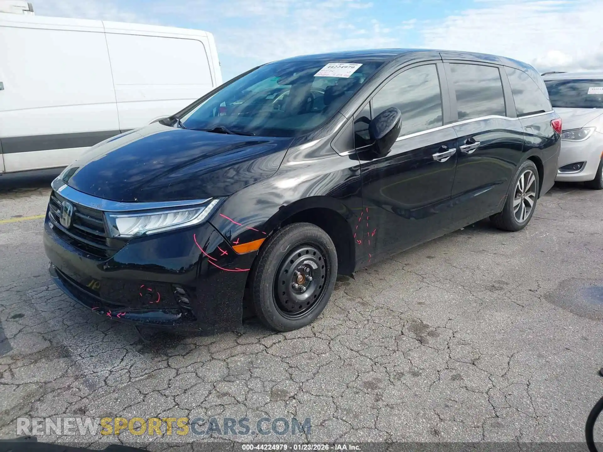 2 Photograph of a damaged car 5FNRL6H82PB042726 HONDA ODYSSEY 2023