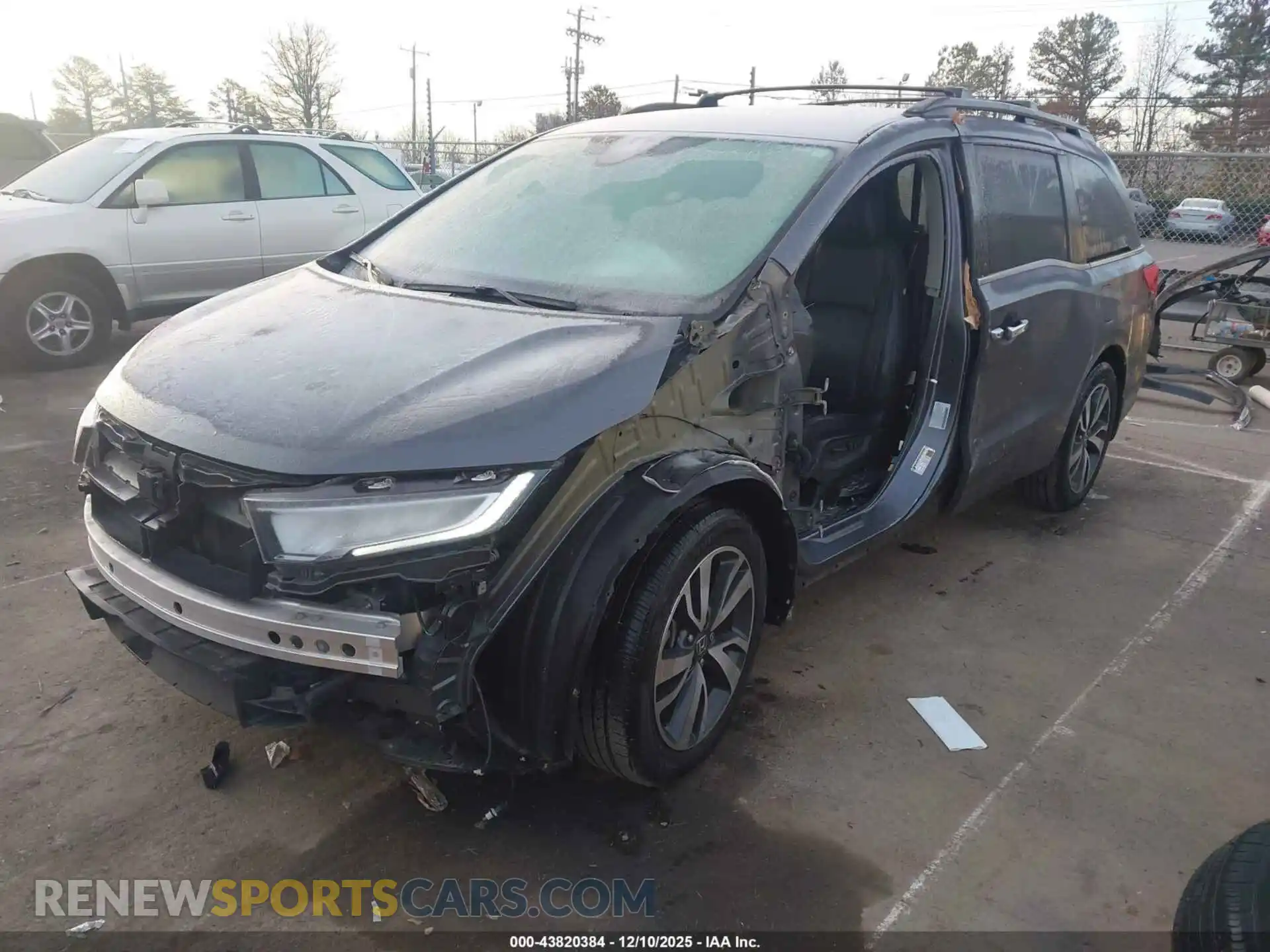 2 fotografías del automóvil dañado 5FNRL6H82PB045691 HONDA ODYSSEY 2023