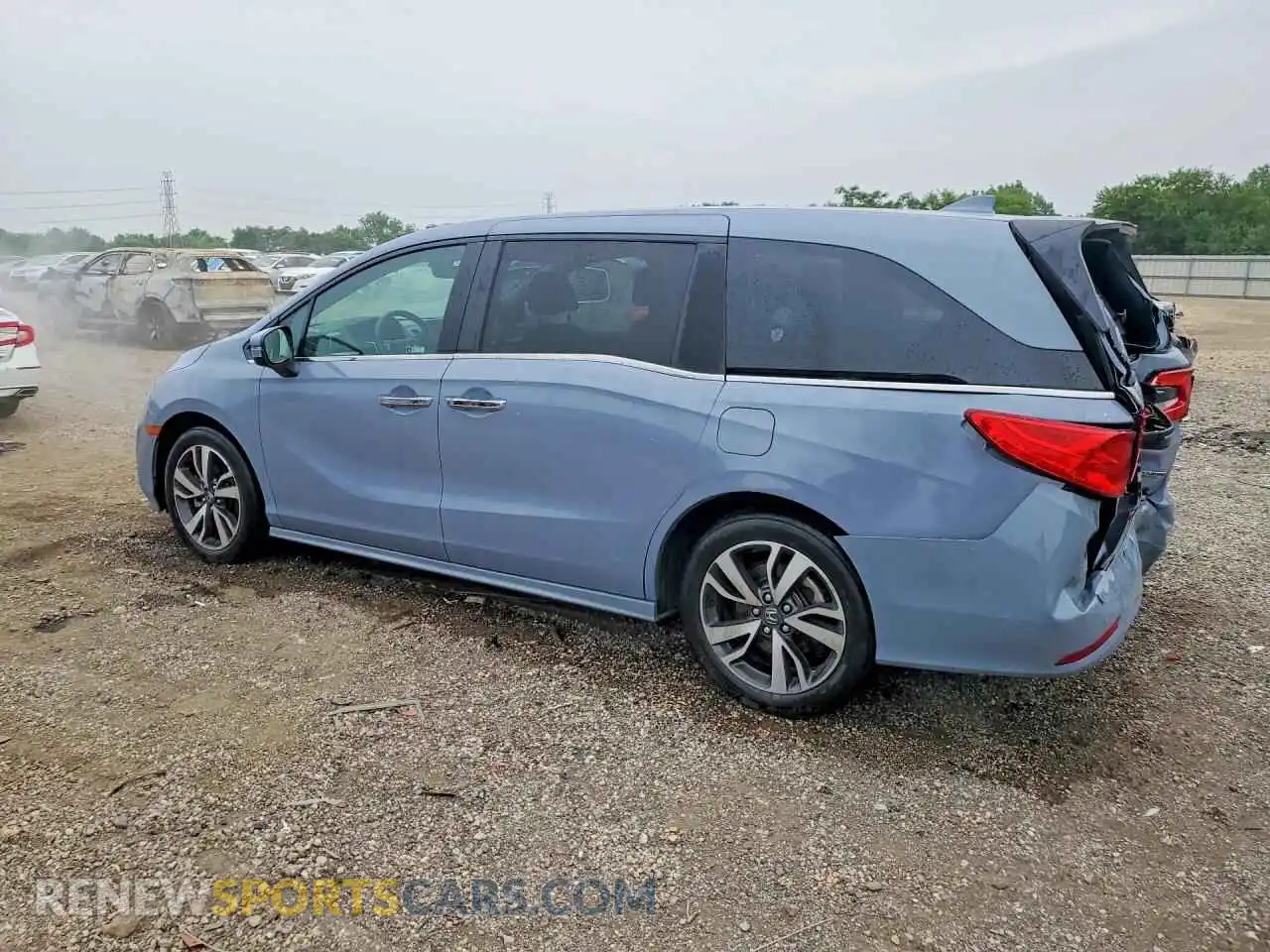 2 Photograph of a damaged car 5FNRL6H82PB070333 HONDA ODYSSEY 2023