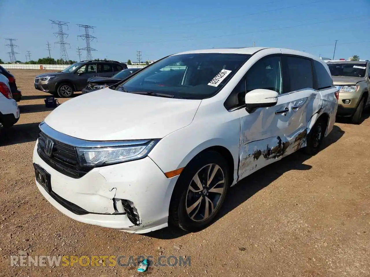 1 Фотография поврежденного автомобиля 5FNRL6H83PB006012 HONDA ODYSSEY 2023