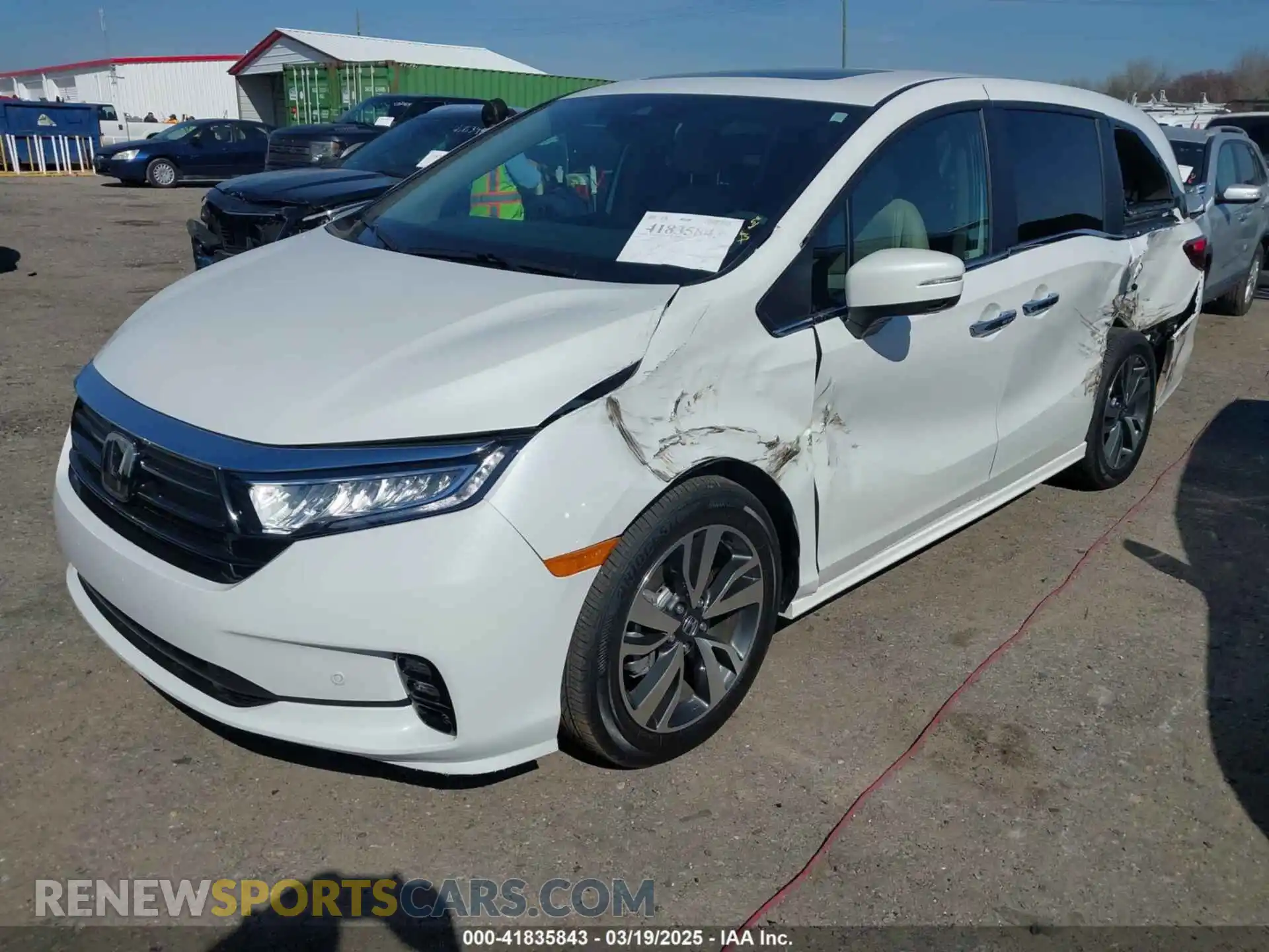 2 Фотография поврежденного автомобиля 5FNRL6H83PB016412 HONDA ODYSSEY 2023