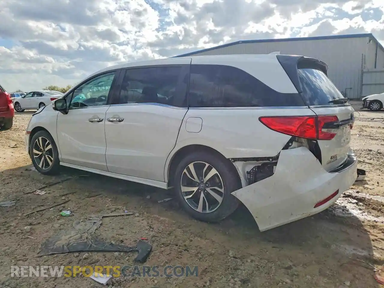 2 Photograph of a damaged car 5FNRL6H83PB021626 HONDA ODYSSEY 2023