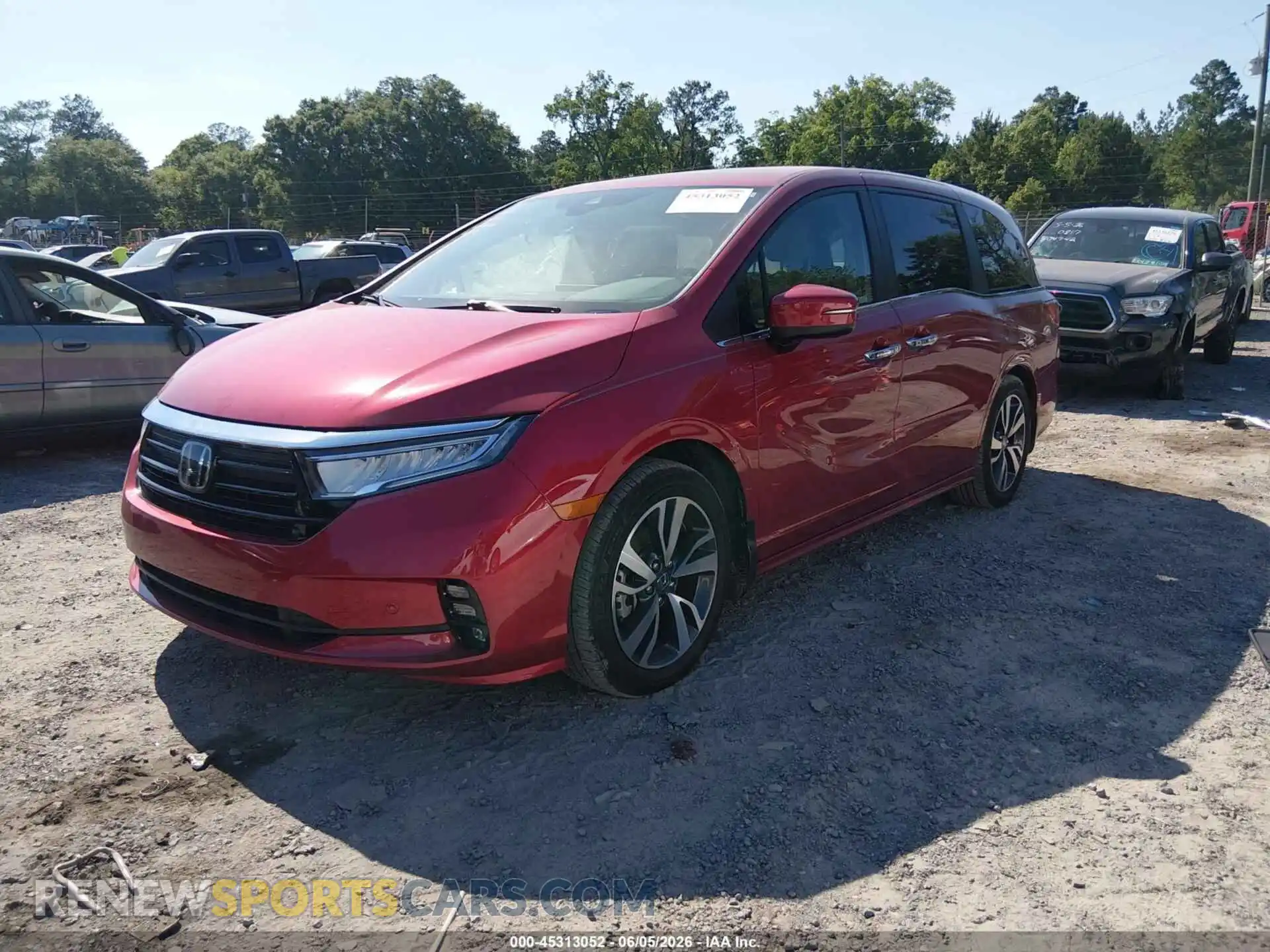 2 Фотография поврежденного автомобиля 5FNRL6H83PB024834 HONDA ODYSSEY 2023
