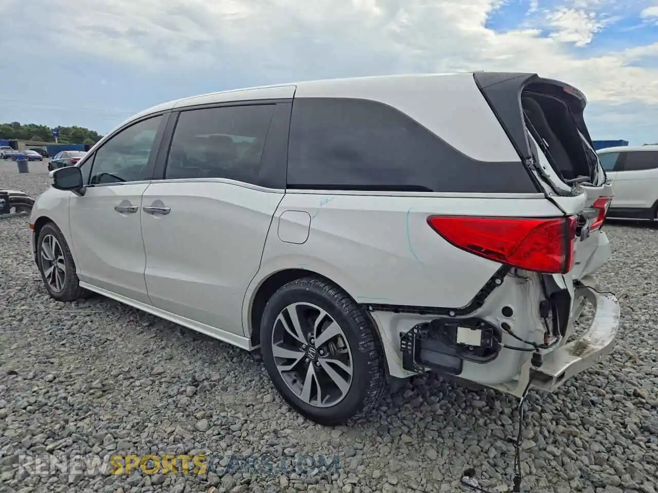 2 fotografías del automóvil dañado 5FNRL6H83PB047059 HONDA ODYSSEY 2023
