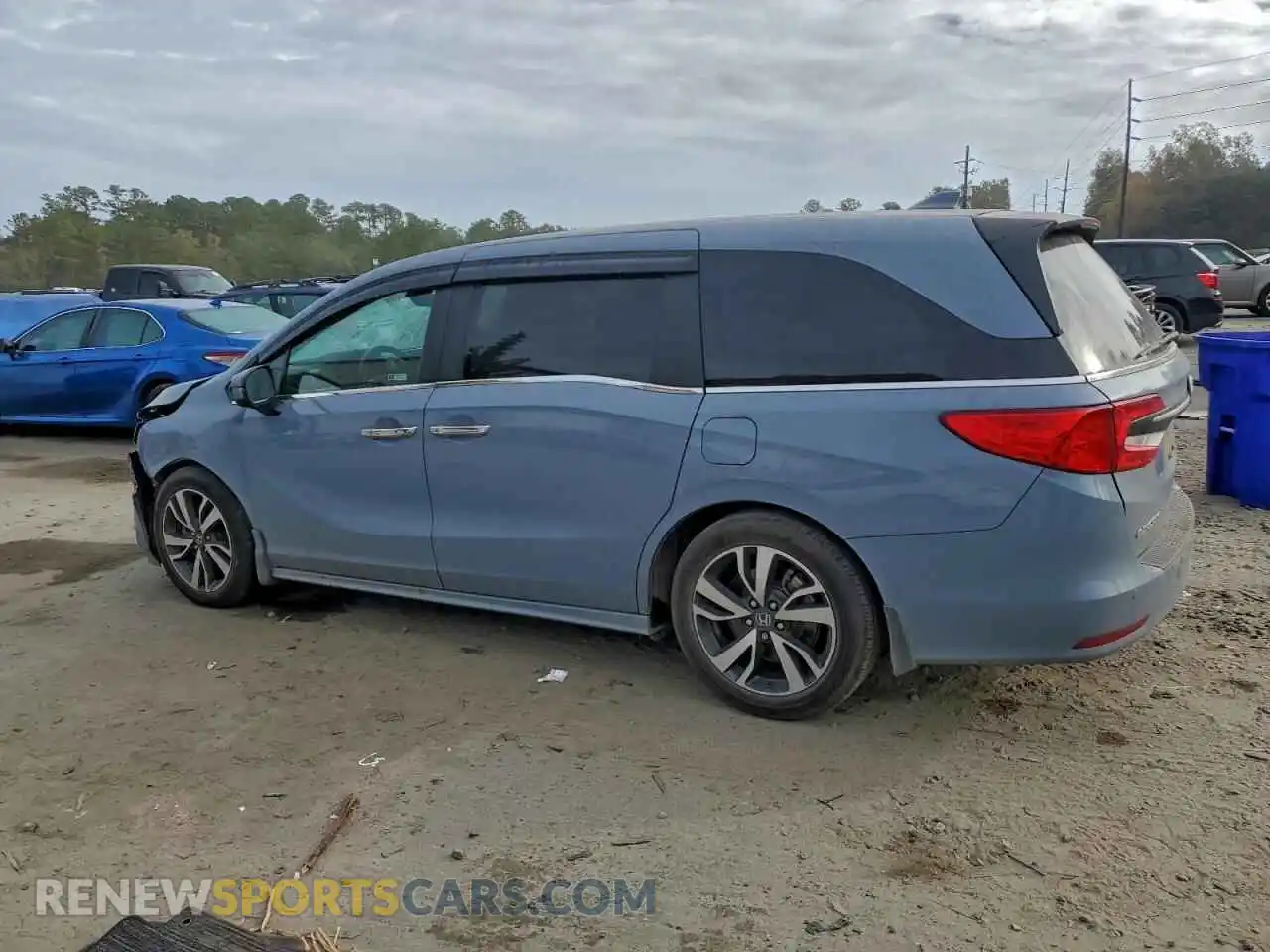 2 Photograph of a damaged car 5FNRL6H83PB060538 HONDA ODYSSEY 2023
