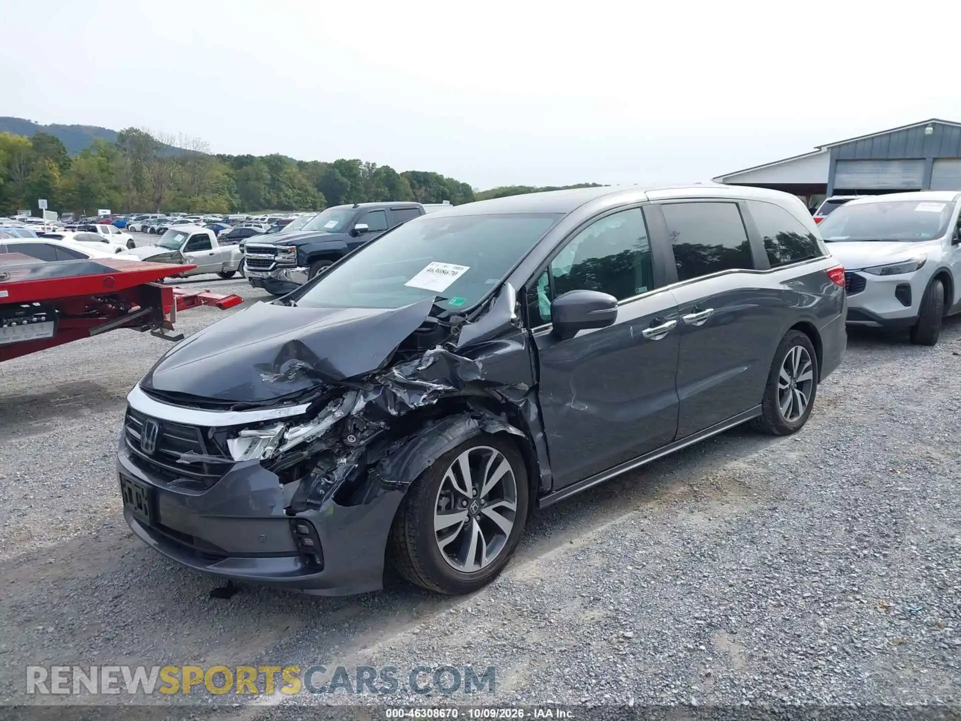 2 Фотография поврежденного автомобиля 5FNRL6H83PB071538 HONDA ODYSSEY 2023