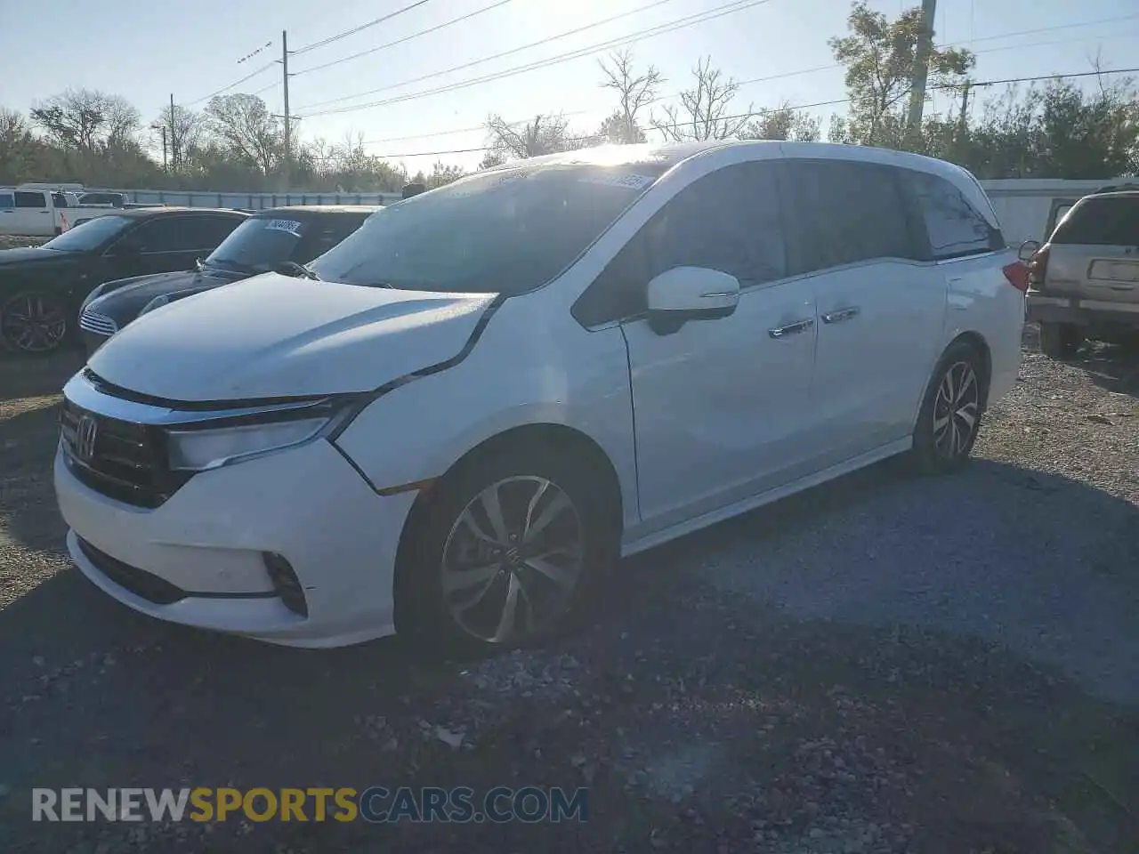 1 Photograph of a damaged car 5FNRL6H84PB015933 HONDA ODYSSEY 2023
