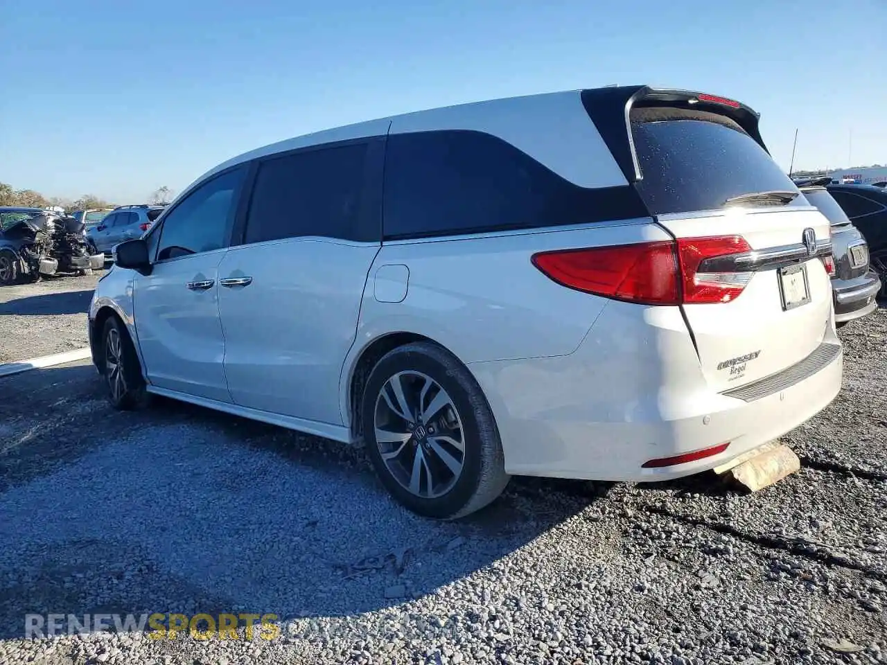 2 Photograph of a damaged car 5FNRL6H84PB015933 HONDA ODYSSEY 2023