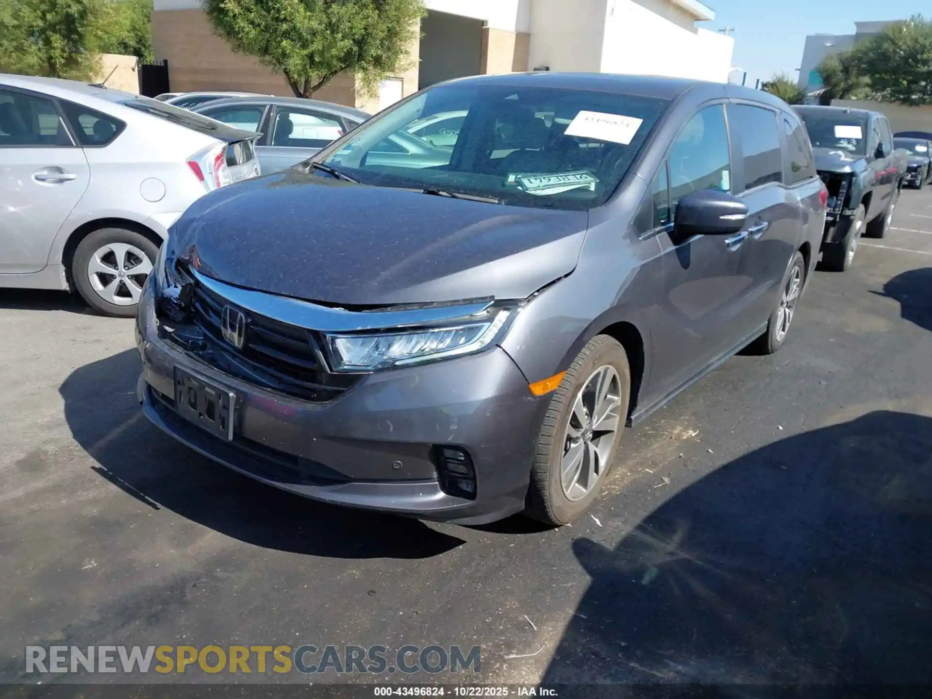 2 Photograph of a damaged car 5FNRL6H84PB018606 HONDA ODYSSEY 2023