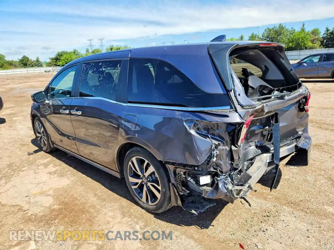 2 Photograph of a damaged car 5FNRL6H84PB058832 HONDA ODYSSEY 2023